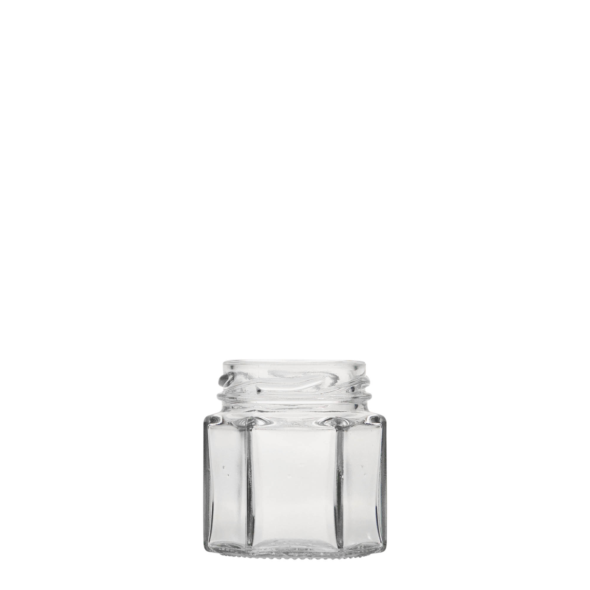47 ml pot hexagonal, ouverture : Twist-Off (TO 43)