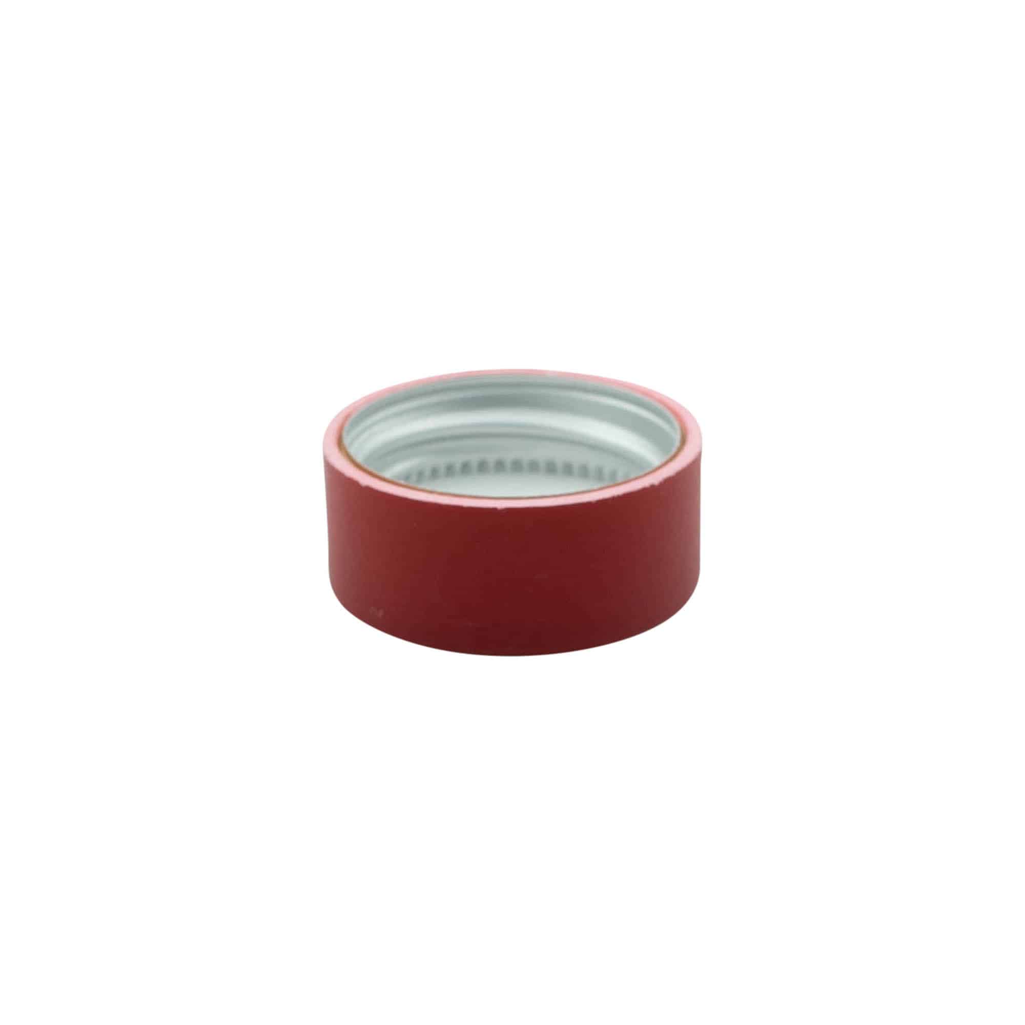 Bouchon à vis, plastique ABS, rouge, pour ouverture : GPI 28/400