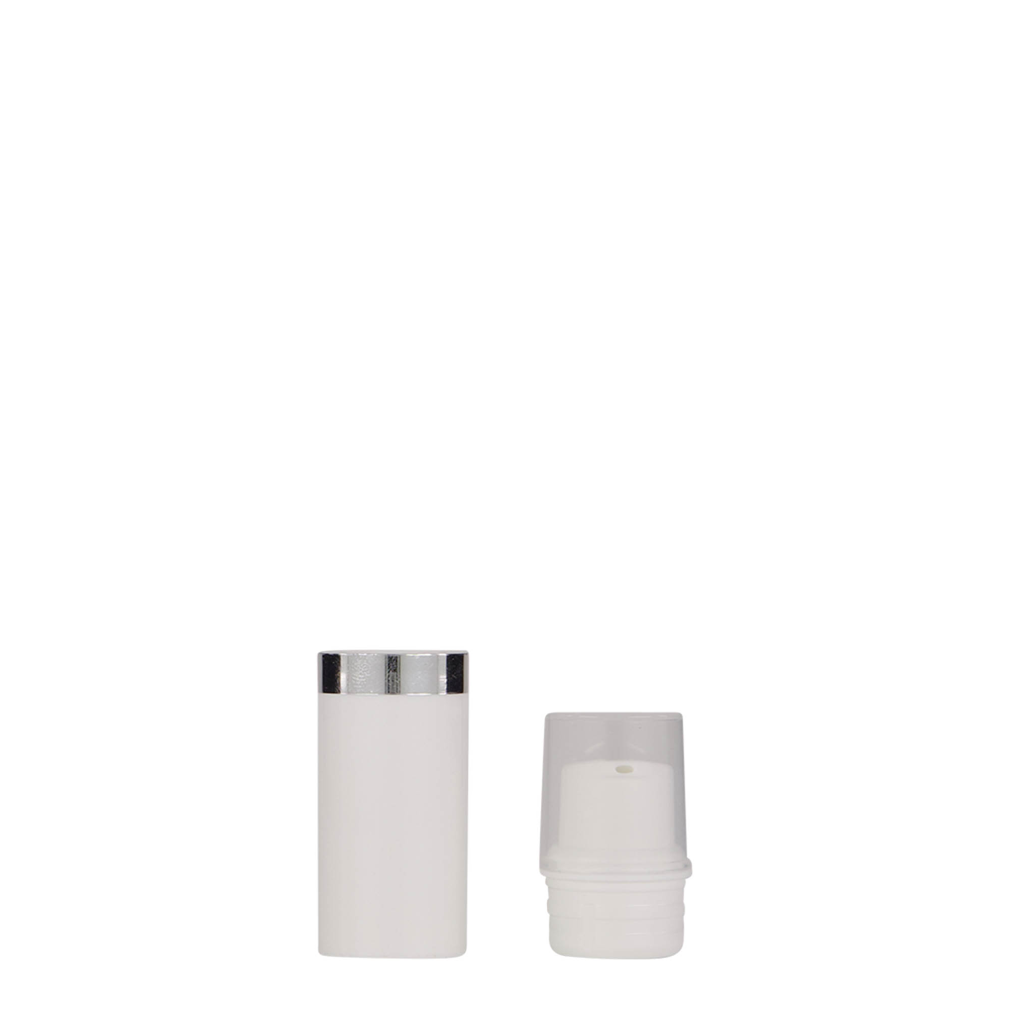 Distributeur airless 5 ml « Nano », plastique PP, blanc Distributeur airless 5 ml « Nano », plastique PP, blanc
