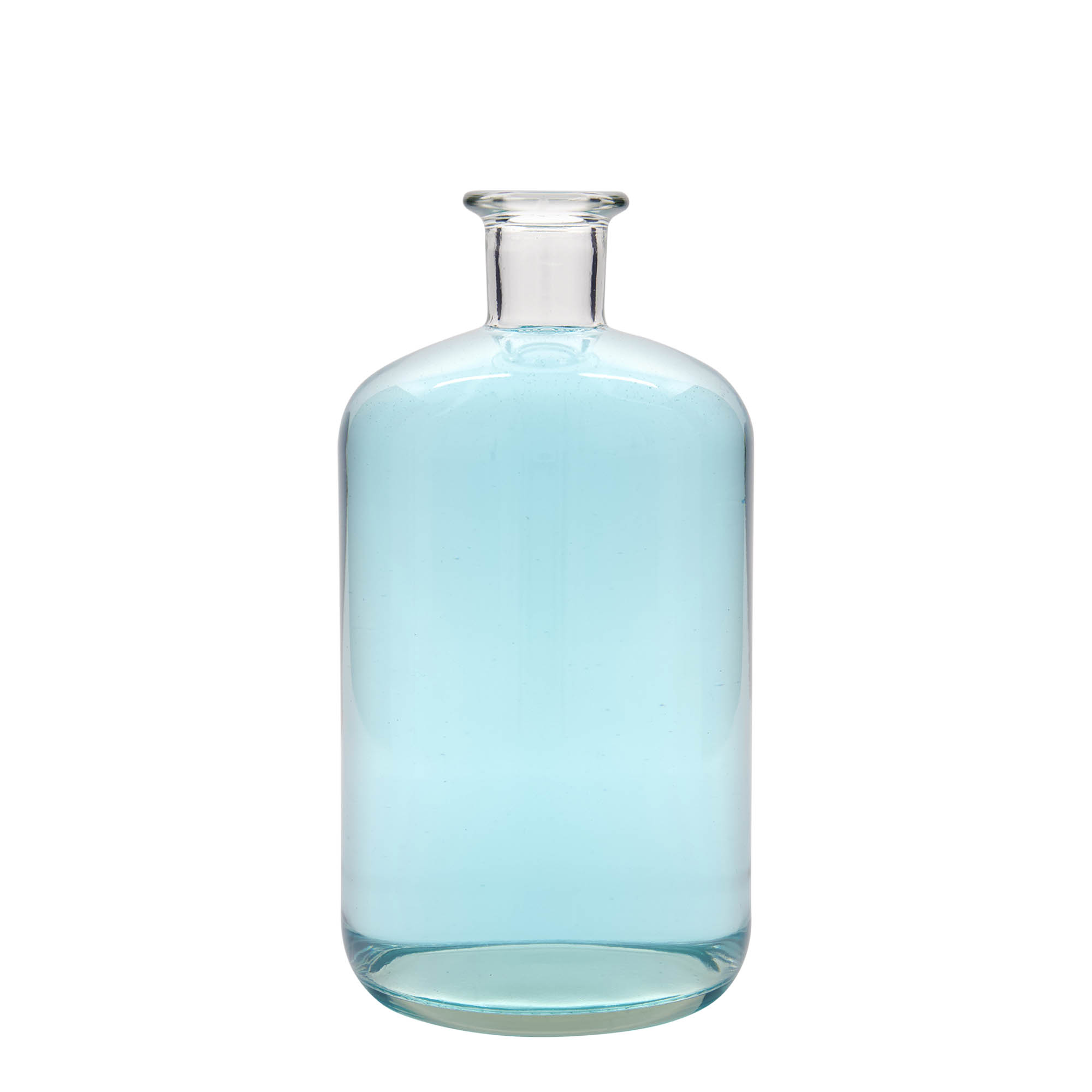 Bouteille en verre de 1 500 ml, pharmacie, ouverture : liège Bouteille en verre de 1 500 ml, pharmacie, ouverture : liège