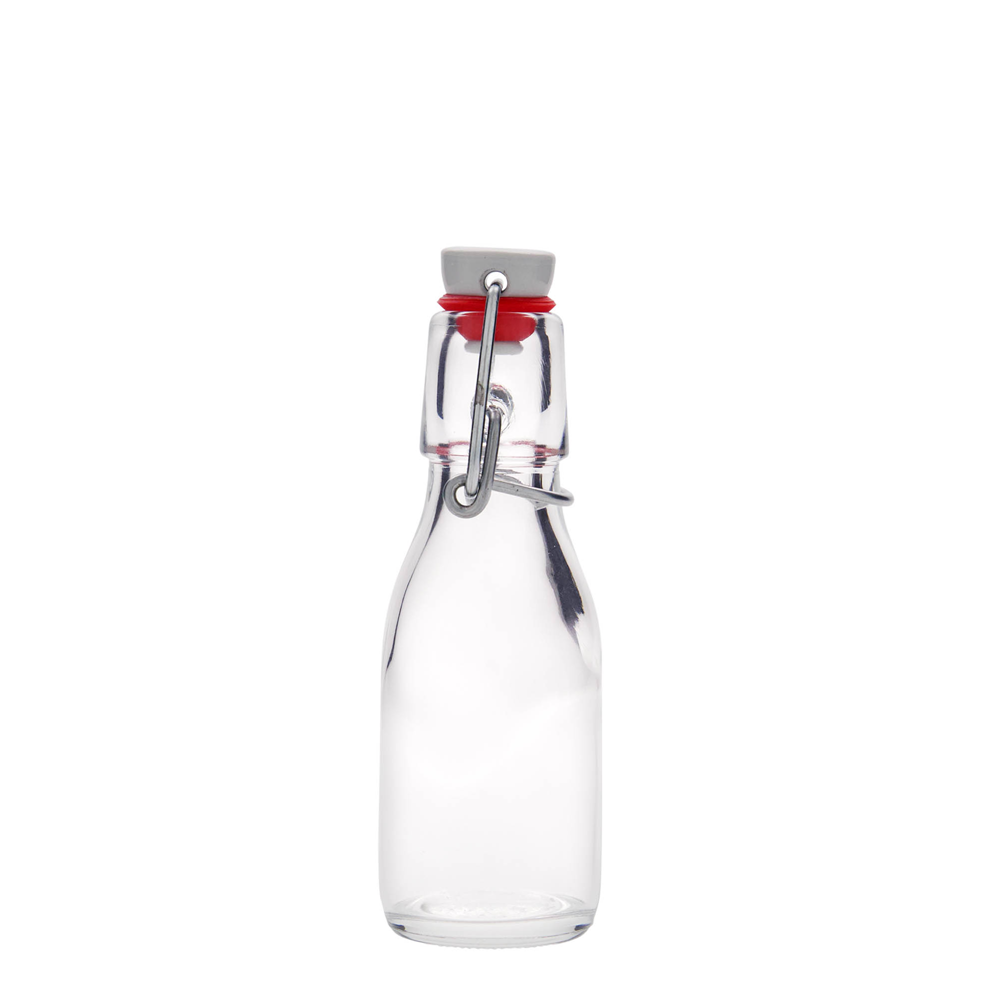 Flacon en verre 100 ml « Paul », ouverture : fermeture à levier