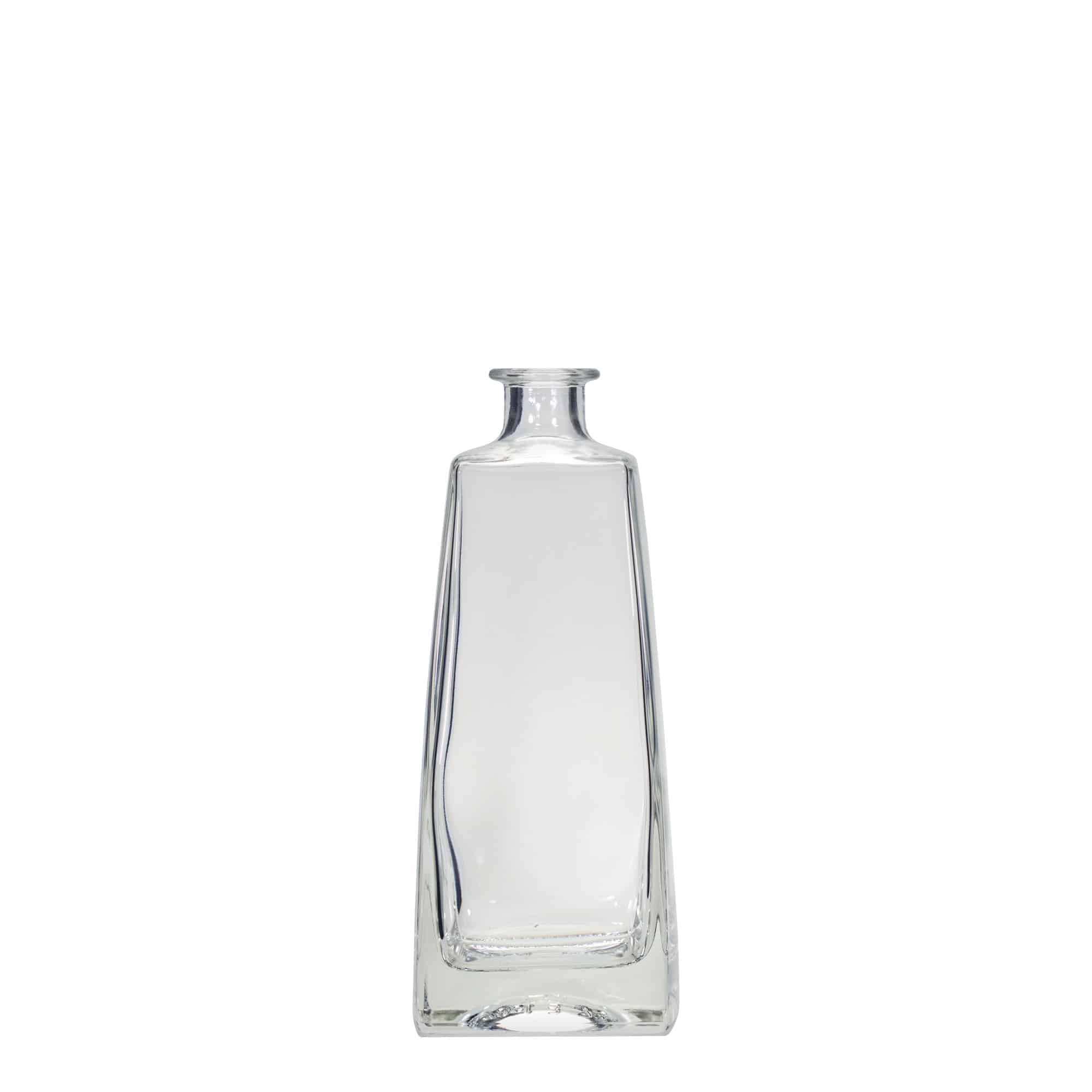 Bouteille en verre 700 ml 'Timmy', rectangulaire, bouchage: bouchon Bouteille en verre 700 ml 'Timmy', rectangulaire, bouchage: bouchon