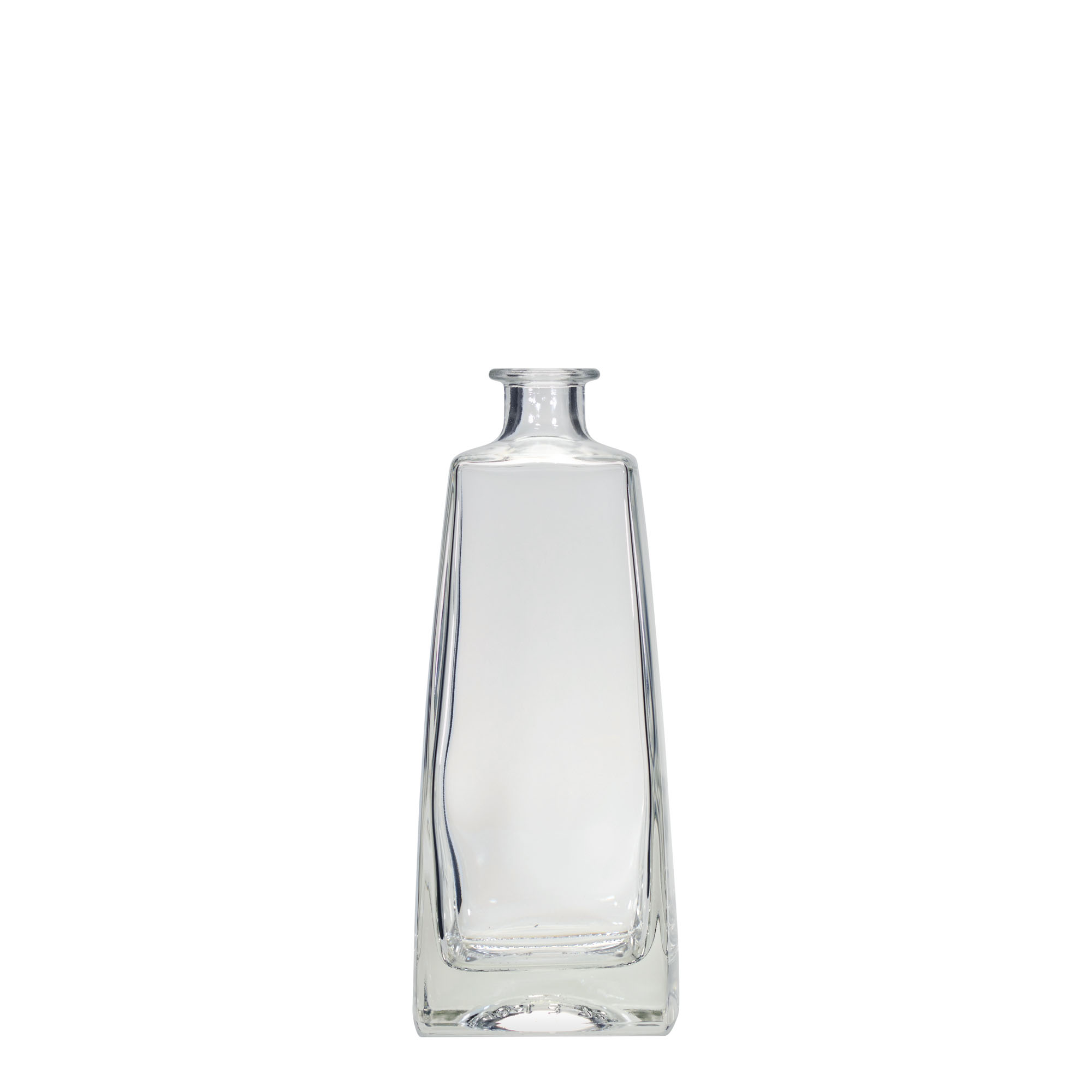 Bouteille en verre 700 ml « Timmy », rectangulaire, ouverture : bouchon en liège Bouteille en verre 700 ml « Timmy », rectangulaire, ouverture : bouchon en liège