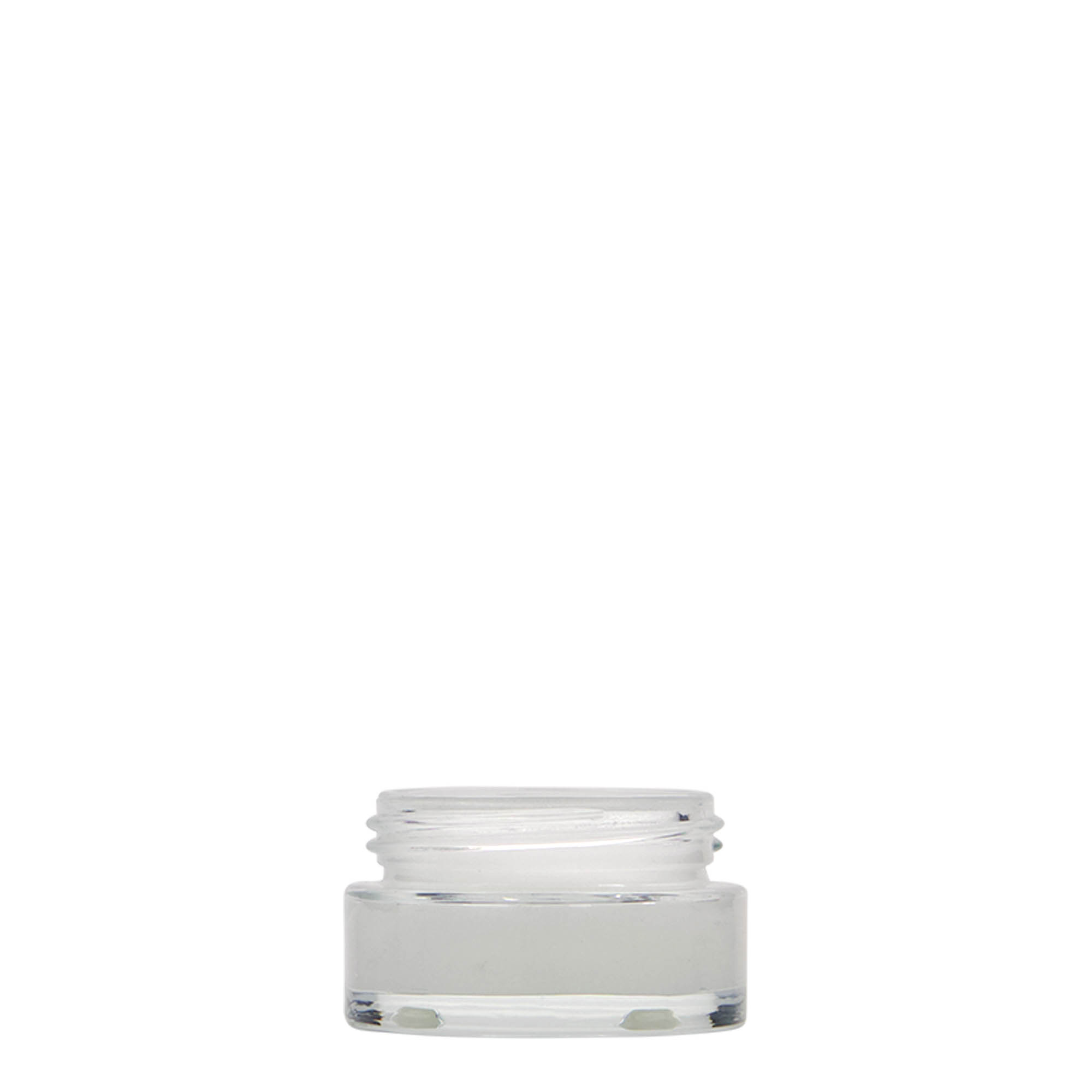 Pot de 15 ml « Clear Edition », verre, ouverture : bouchon à vis Pot de 15 ml « Clear Edition », verre, ouverture : bouchon à vis