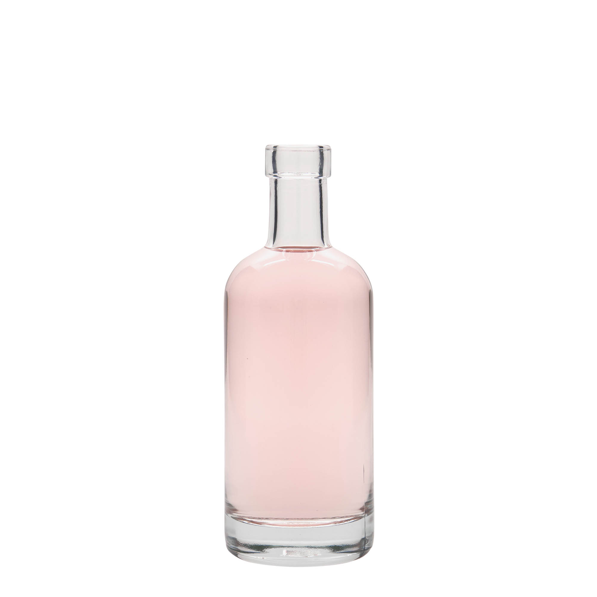 Bouteille en verre 250 ml 'Linea Uno', ouverture : bouchon en liège Bouteille en verre 250 ml 'Linea Uno', ouverture : bouchon en liège