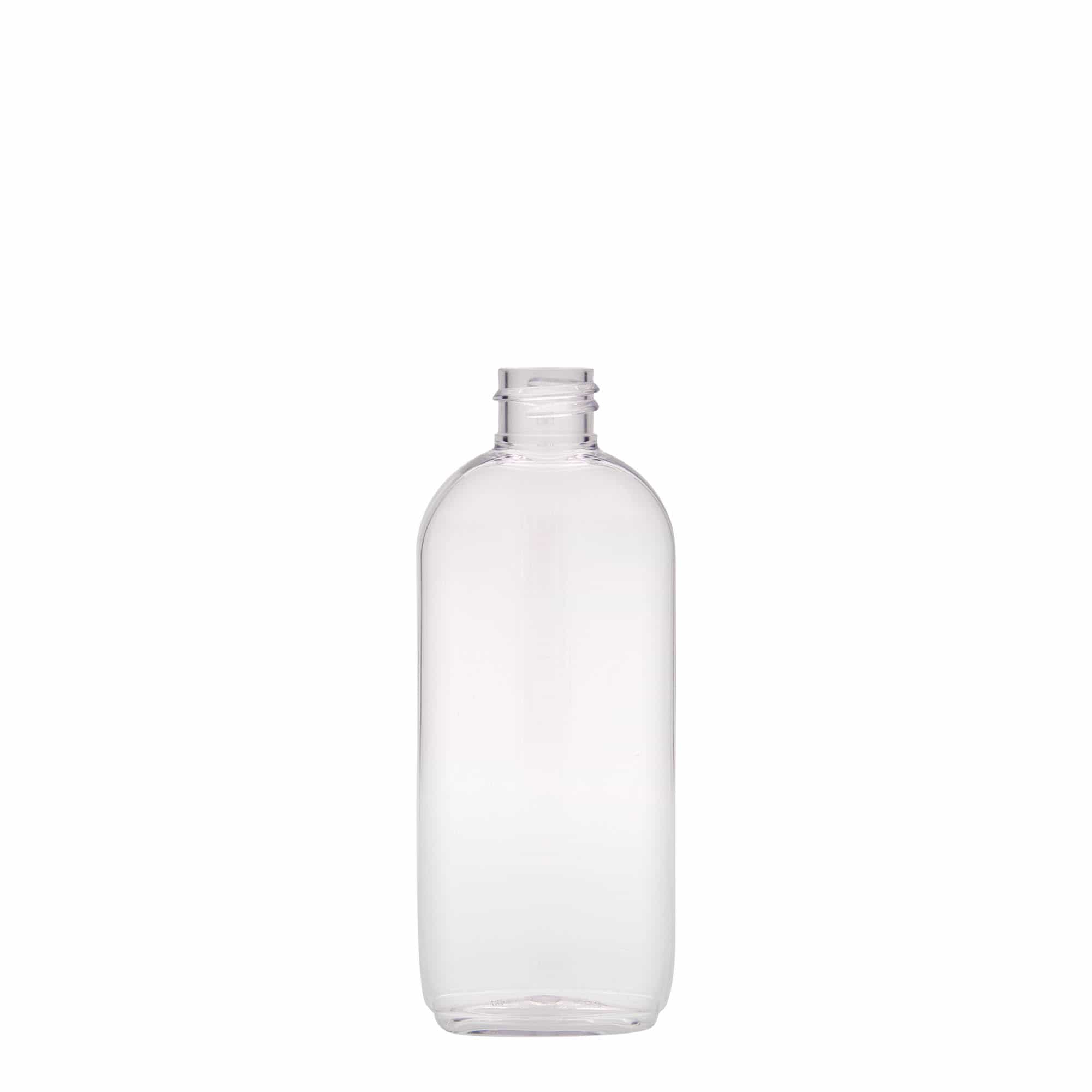 Flacon PET 100 ml « Iris », ovale, plastique, ouverture : 20/410