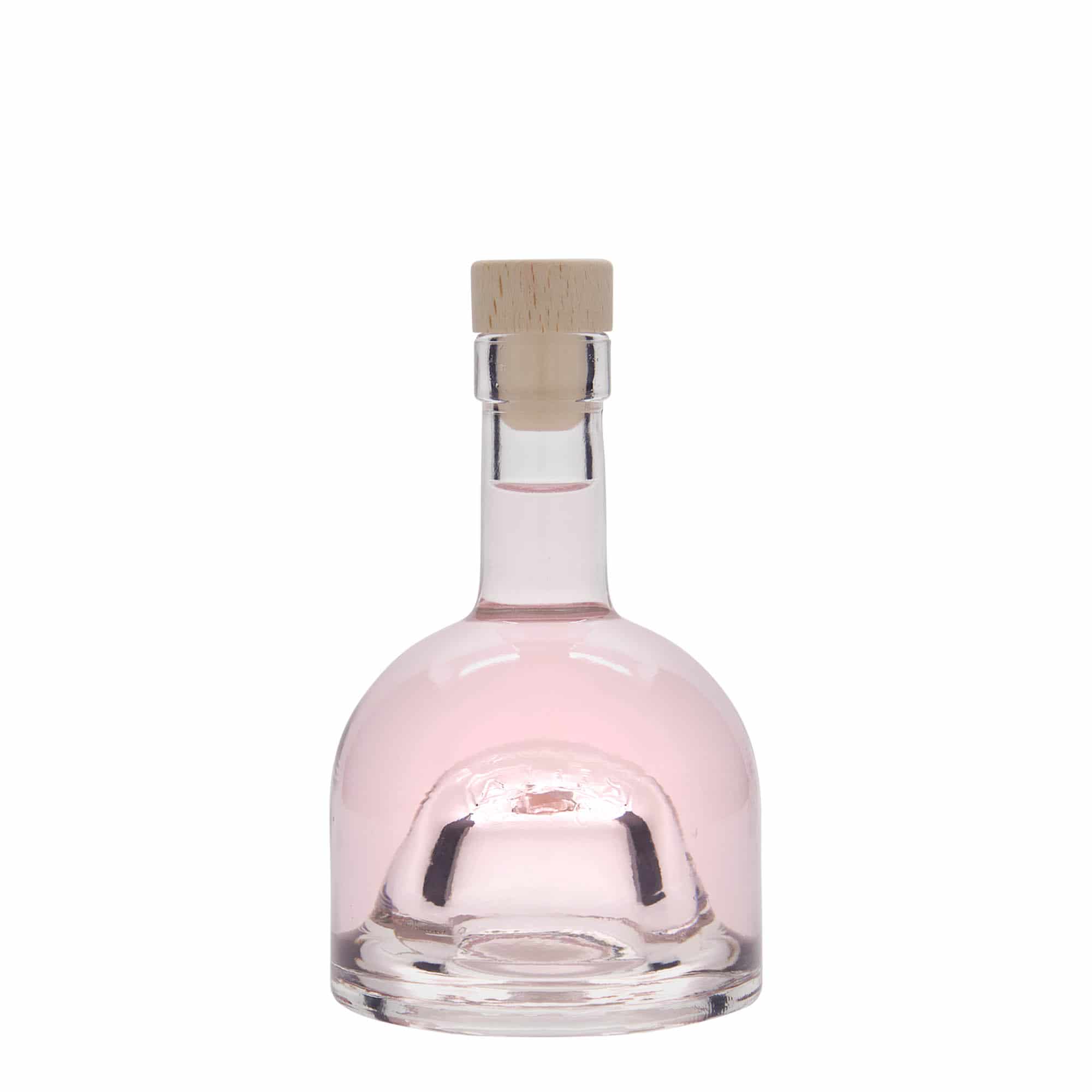 Bouteille en verre 200 ml 'Kato', ouverture : bouchon en liège