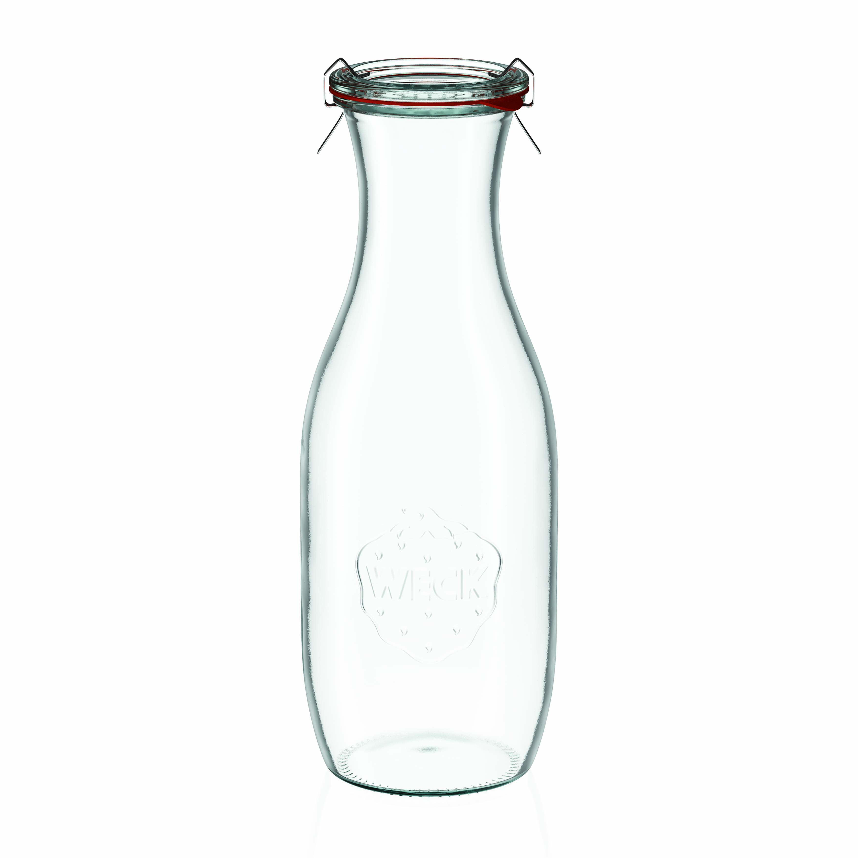 1.000 ml Bouteille à jus WECK #, ouverture : bord rond