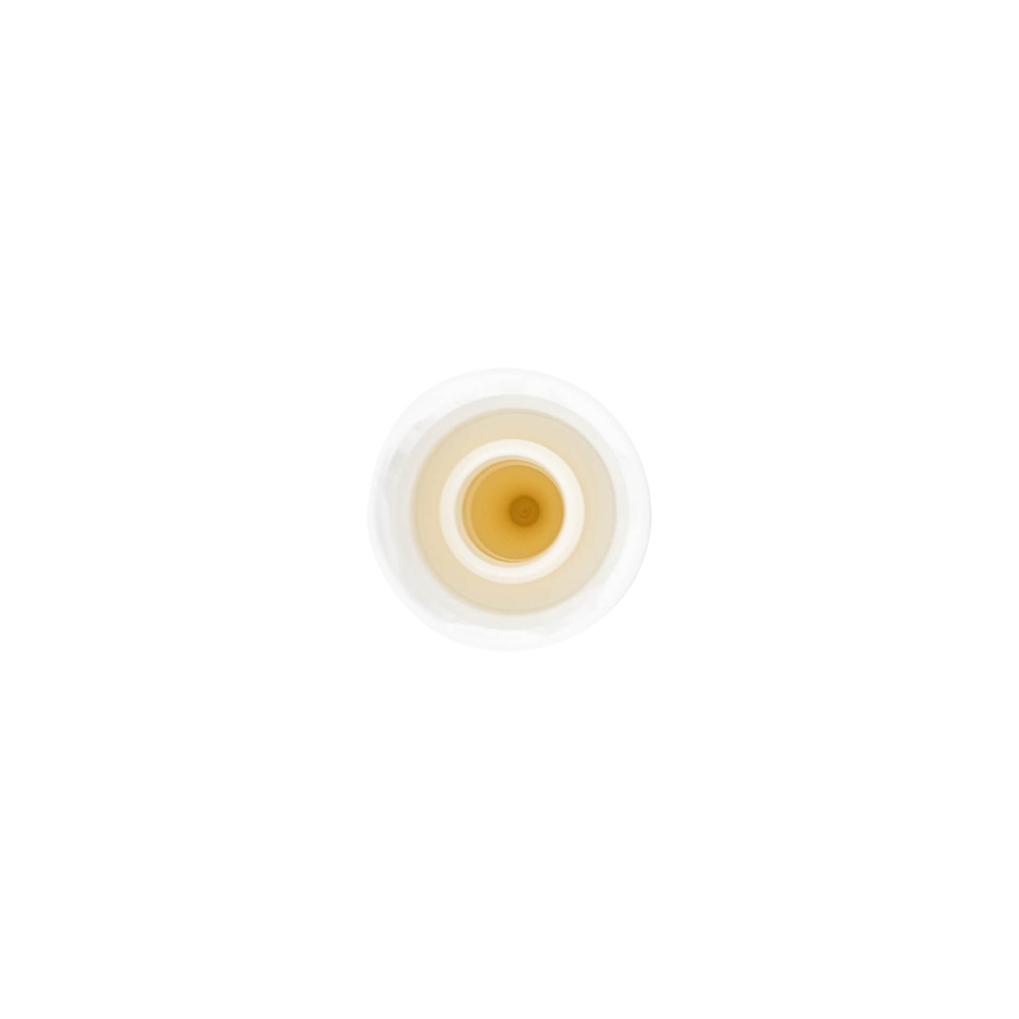 Bouchon à vis avec applicateur, plastique PE, blanc, pour ouverture : DIN 18 Bouchon à vis avec applicateur, plastique PE, blanc, pour ouverture : DIN 18