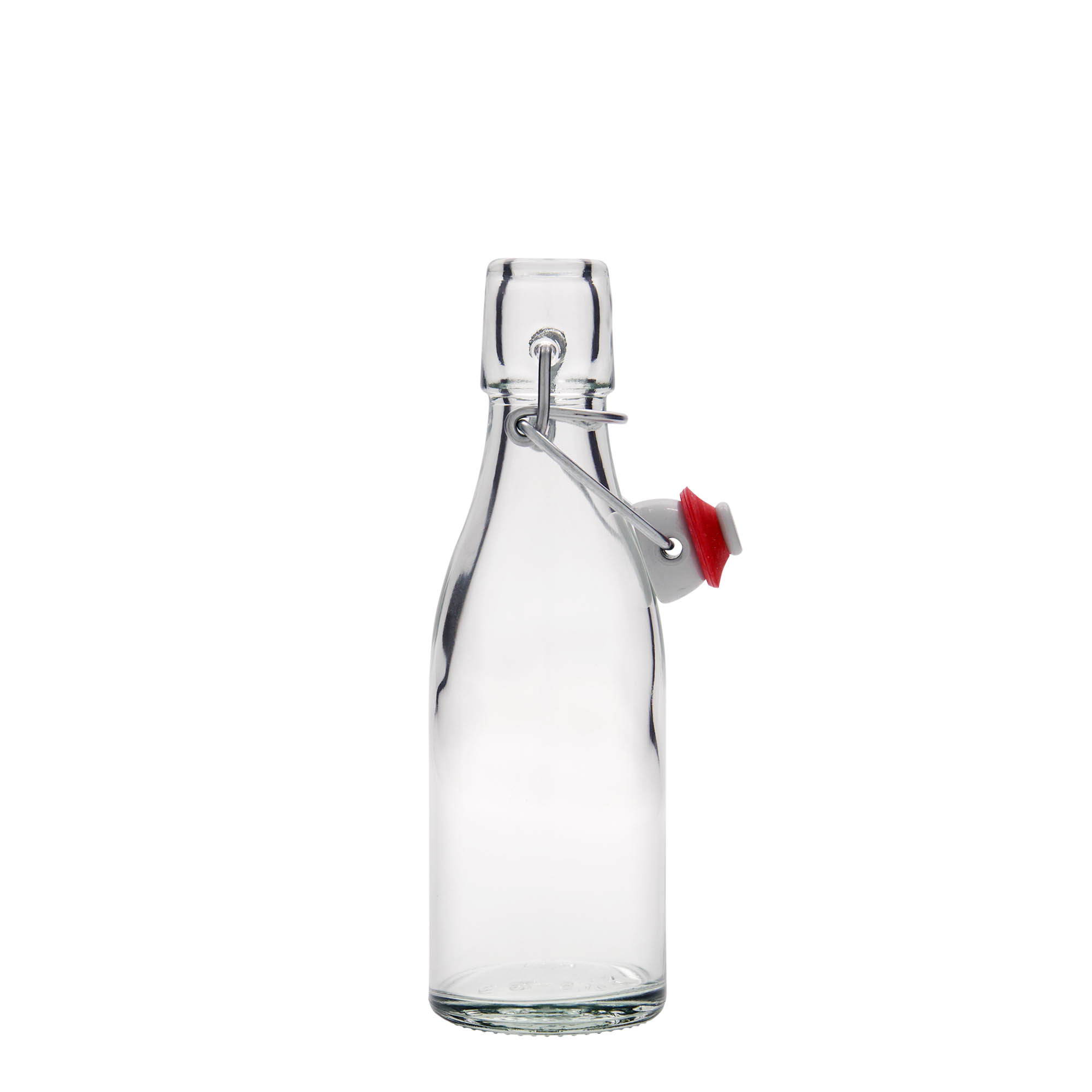 Bouteille en verre 200 ml 'Paul', ouverture : fermeture à bascule Bouteille en verre 200 ml 'Paul', ouverture : fermeture à bascule