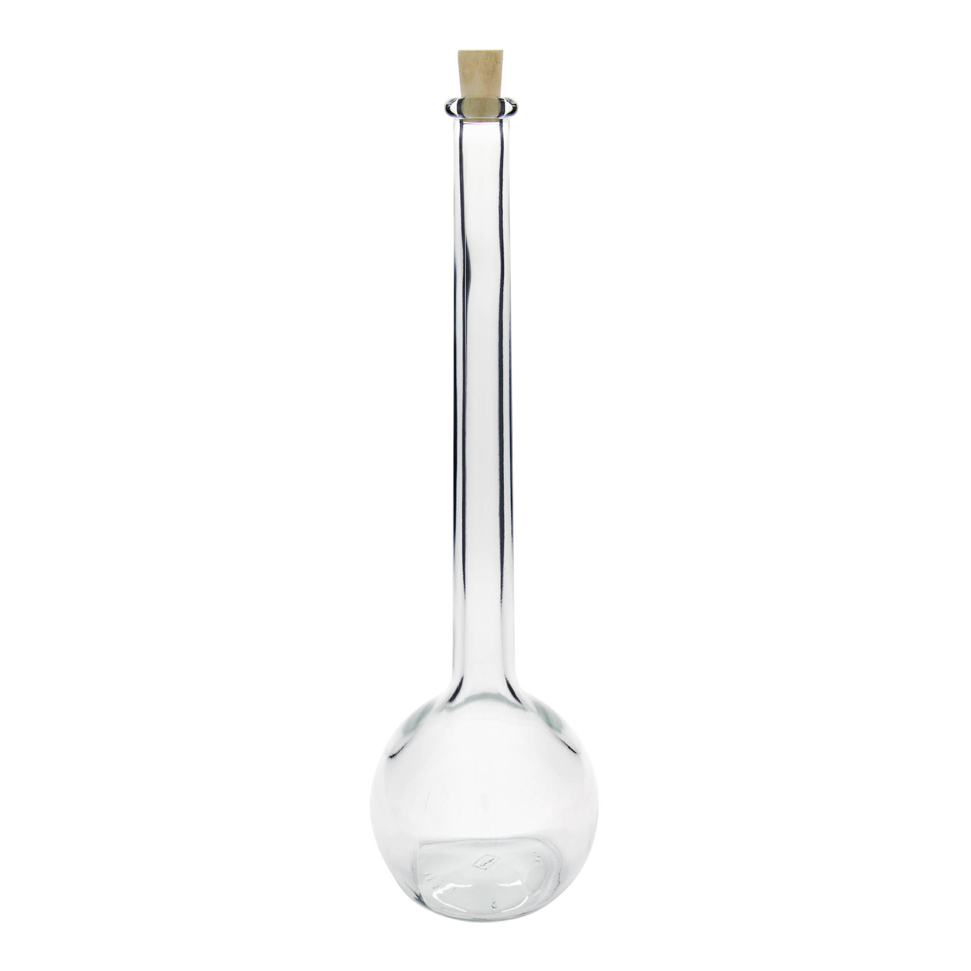 Bouteille en verre 1.500 ml 'Tulipano', ouverture : bouchon en liège Bouteille en verre 1.500 ml 'Tulipano', ouverture : bouchon en liège