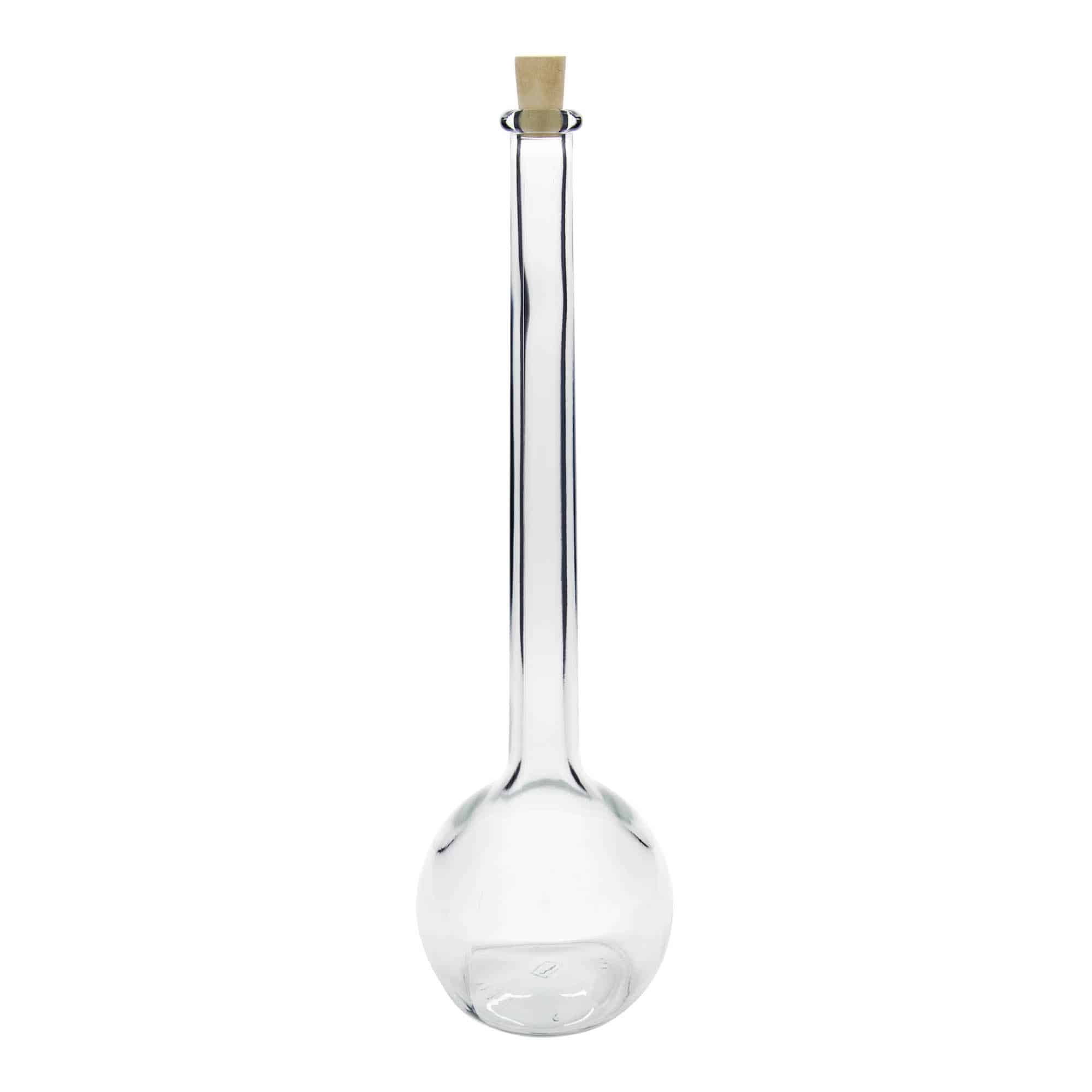 Bouteille en verre 1.500 ml « Tulipano », ouverture : bouchon en liège