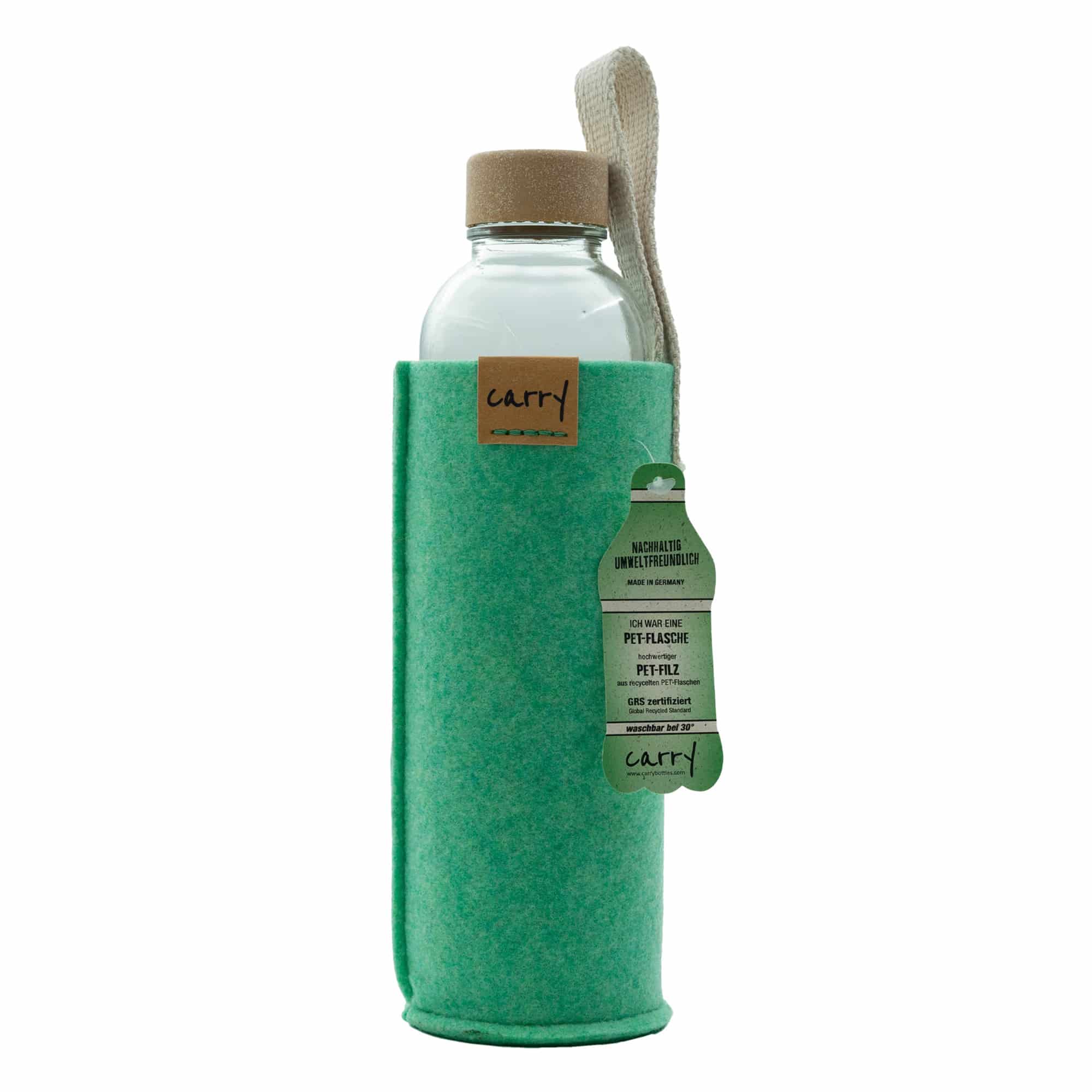 Manchon CARRY, textile, vert menthe