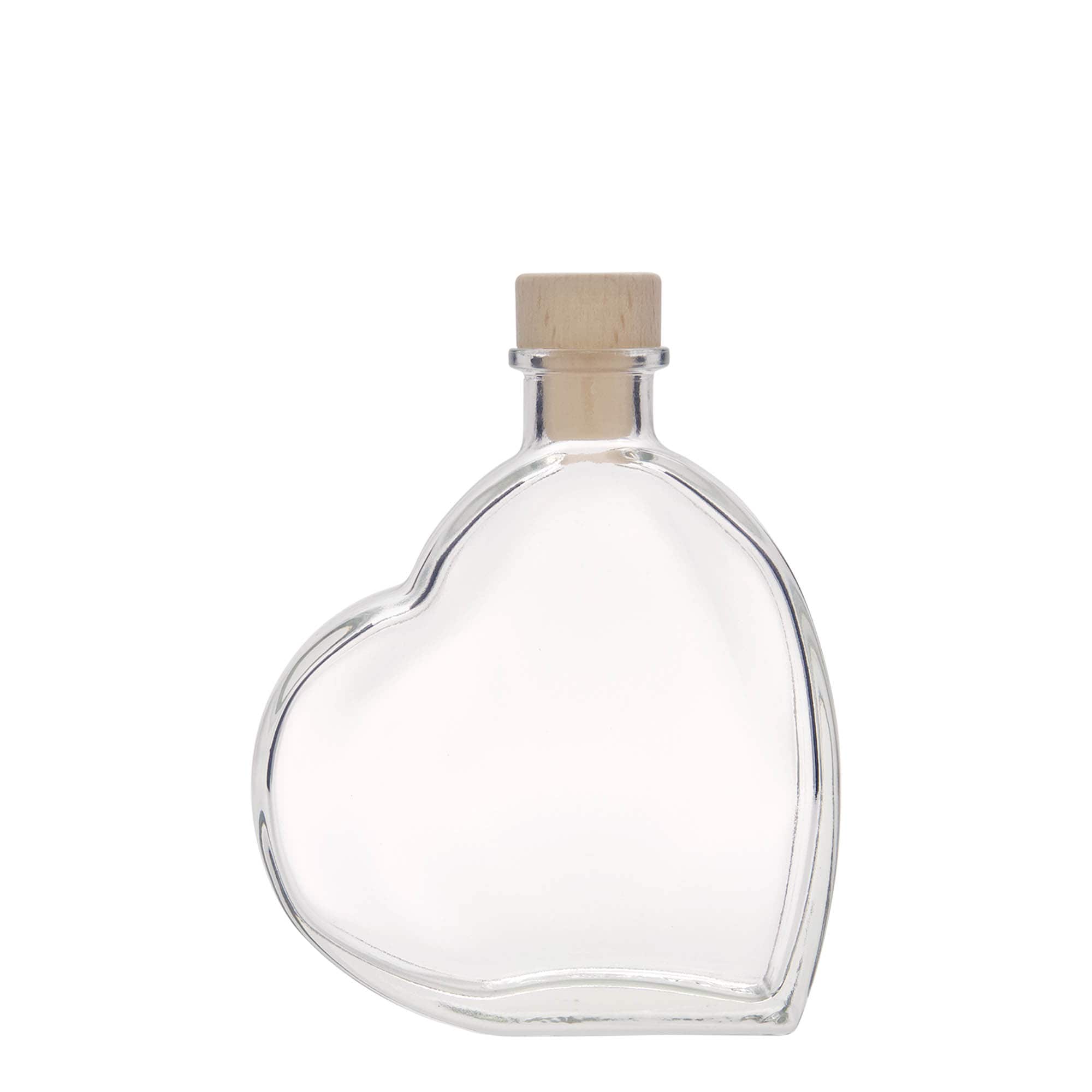 Bouteille en verre de 200 ml « Passion », ouverture : bouchon en liège