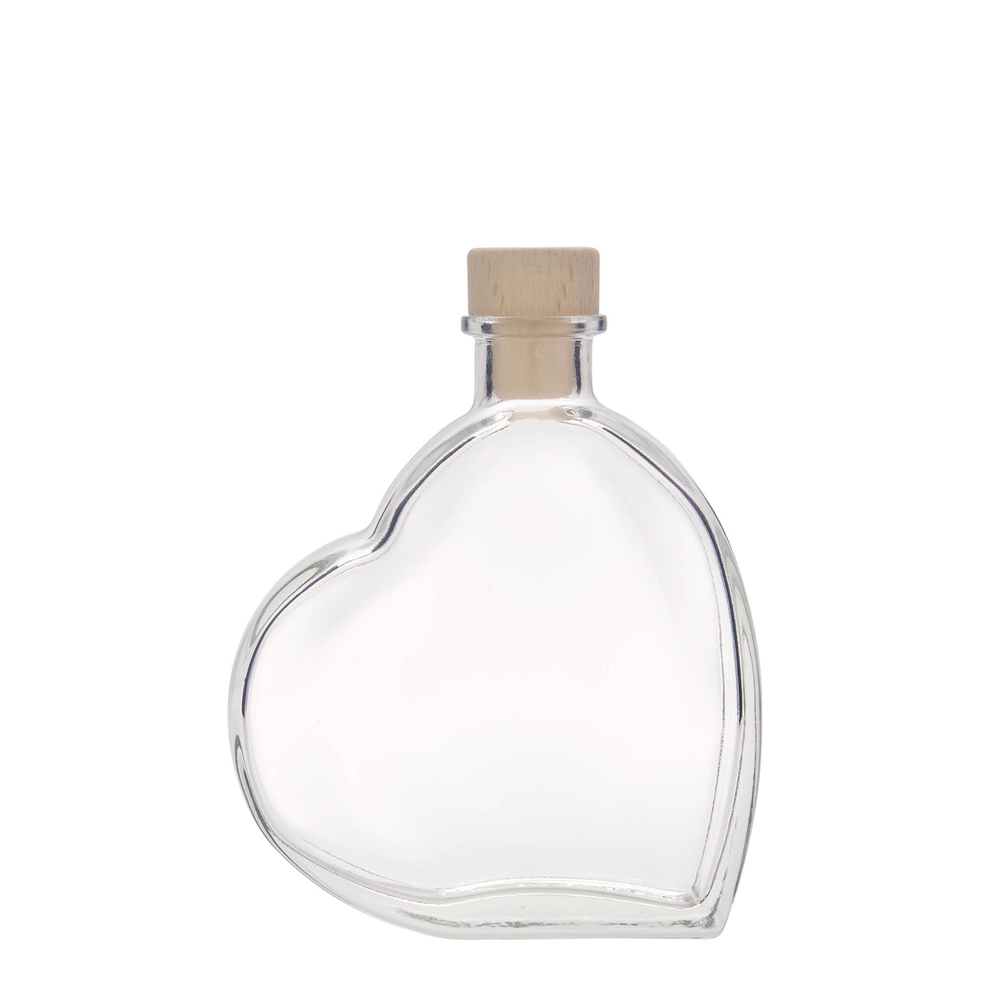 Bouteille en verre de 200 ml « Passion », ouverture : bouchon en liège Bouteille en verre de 200 ml « Passion », ouverture : bouchon en liège