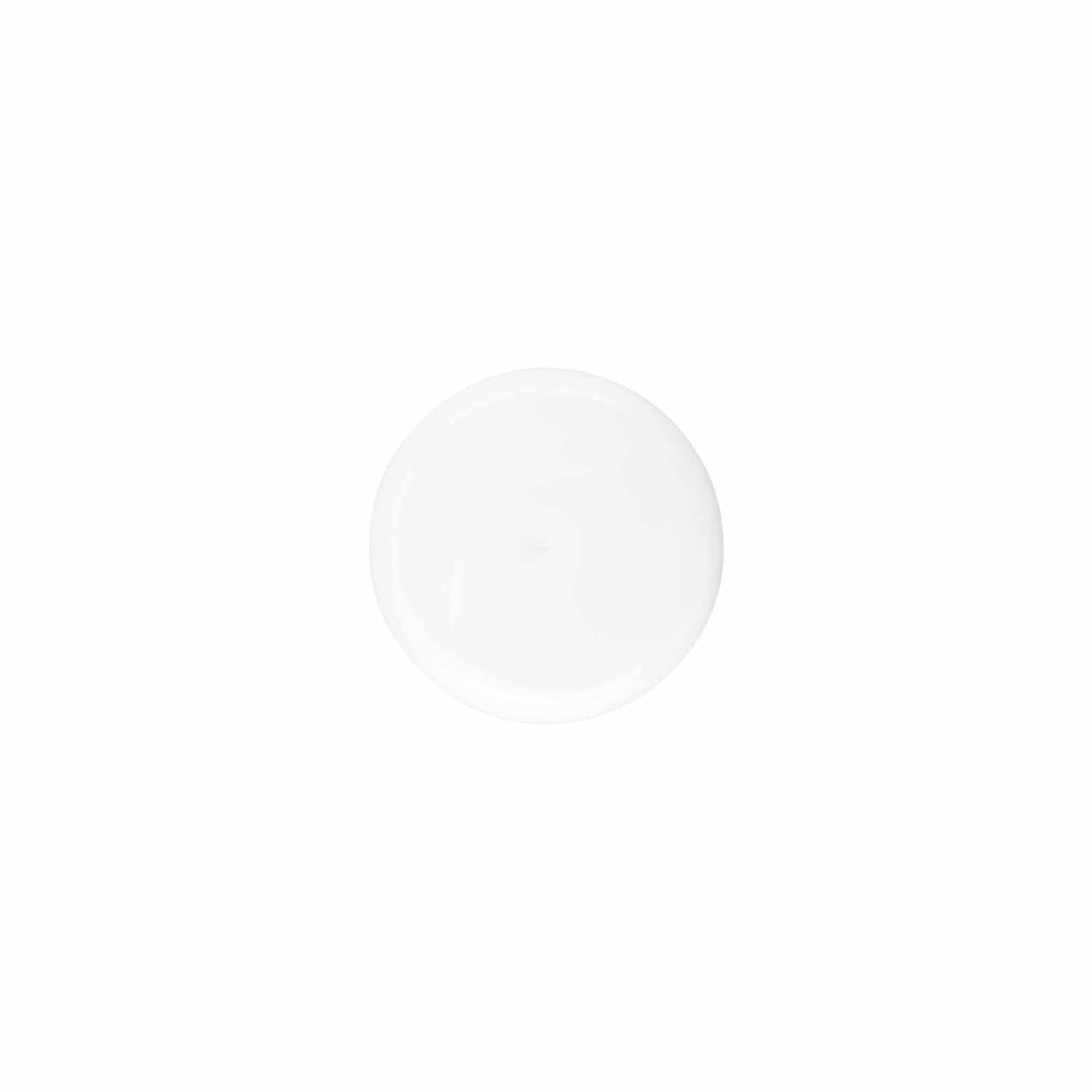 Bouchon à vis avec insert de seringue, plastique PP, blanc, pour ouverture : 24/410 Bouchon à vis avec insert de seringue, plastique PP, blanc, pour ouverture : 24/410