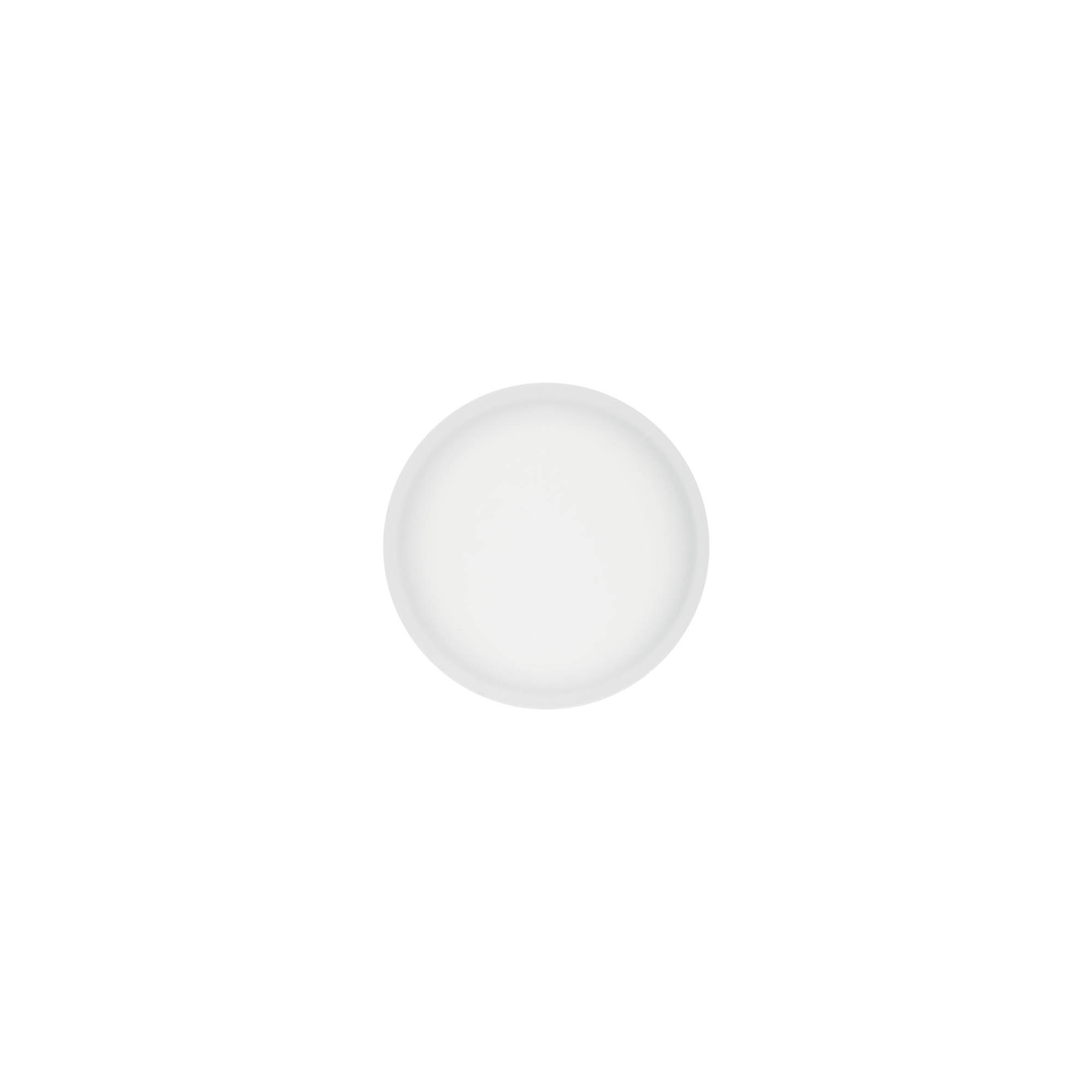 Bouchon à vis 'Édition Clear/Platin', plastique PP, blanc, pour embouchure : 45/2P
