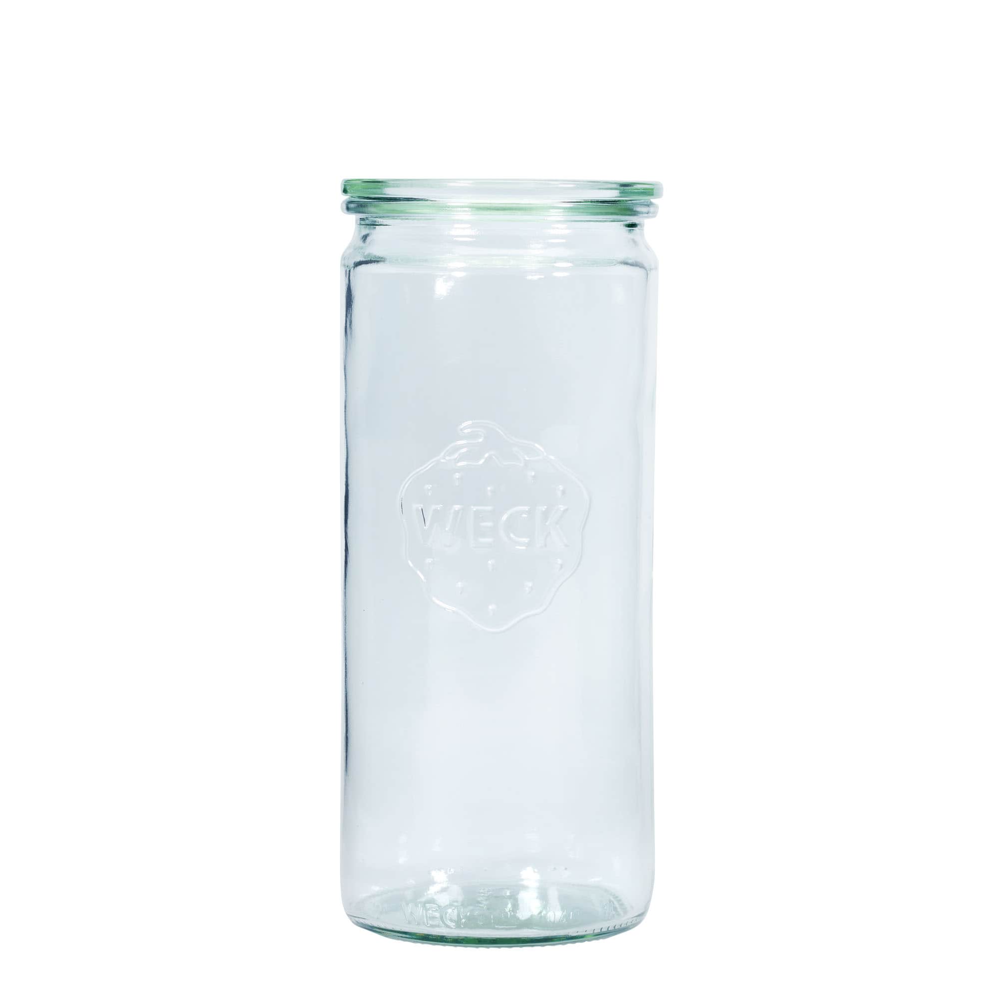 Bocal WECK cylindrique 1 040 ml, bouchage: bords arrondis