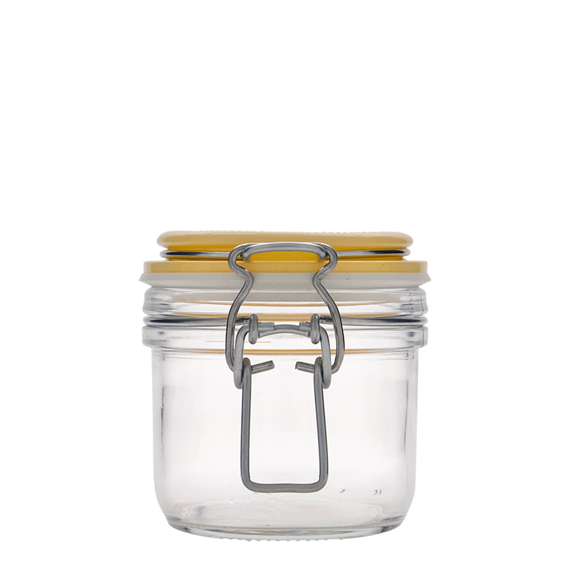 200 ml bocal à fermeture à levier 'Fido', jaune, ouverture : fermeture à levier 200 ml bocal à fermeture à levier 'Fido', jaune, ouverture : fermeture à levier