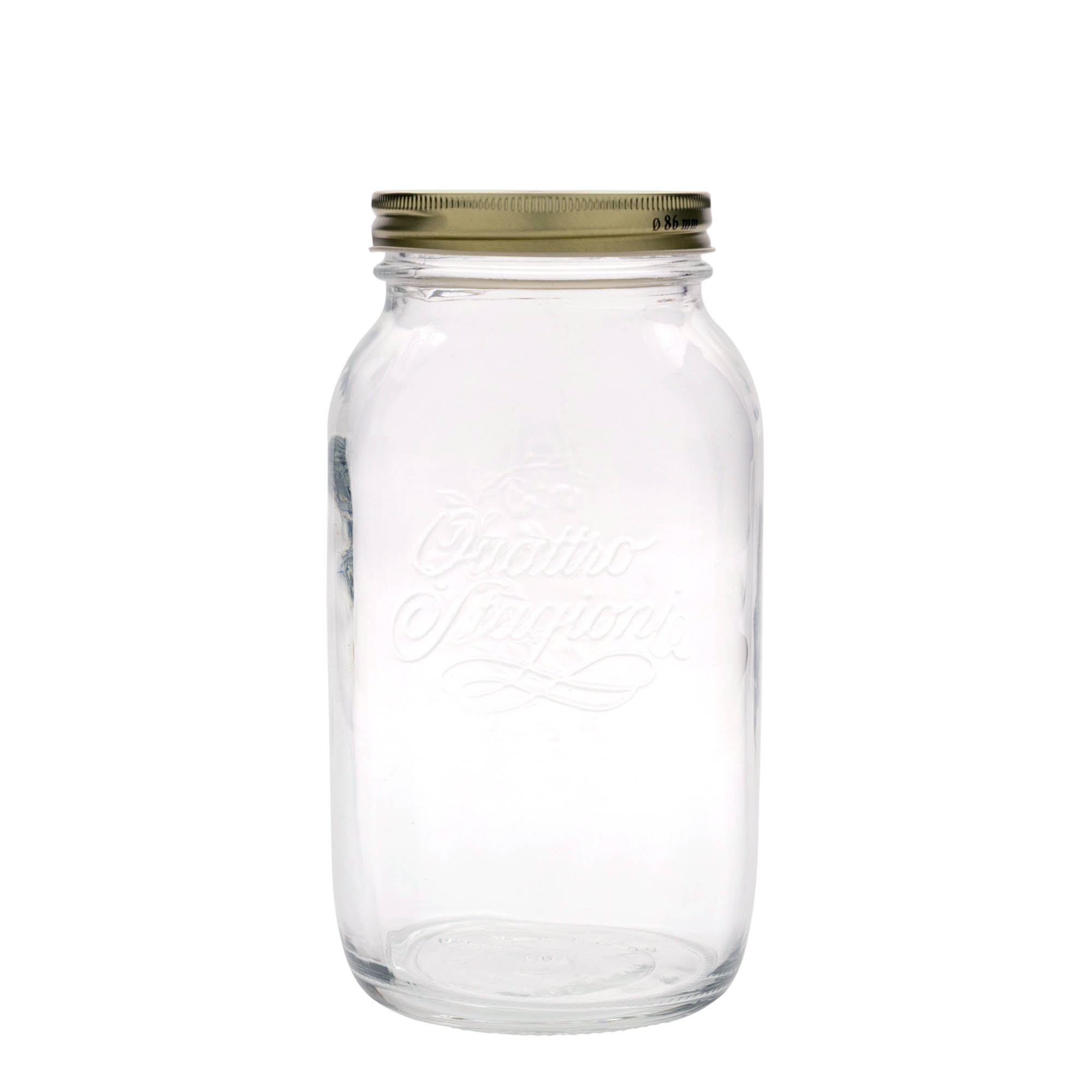 1.500 ml verre « Quattro Stagioni », ouverture : bouchon à vis 1.500 ml verre « Quattro Stagioni », ouverture : bouchon à vis