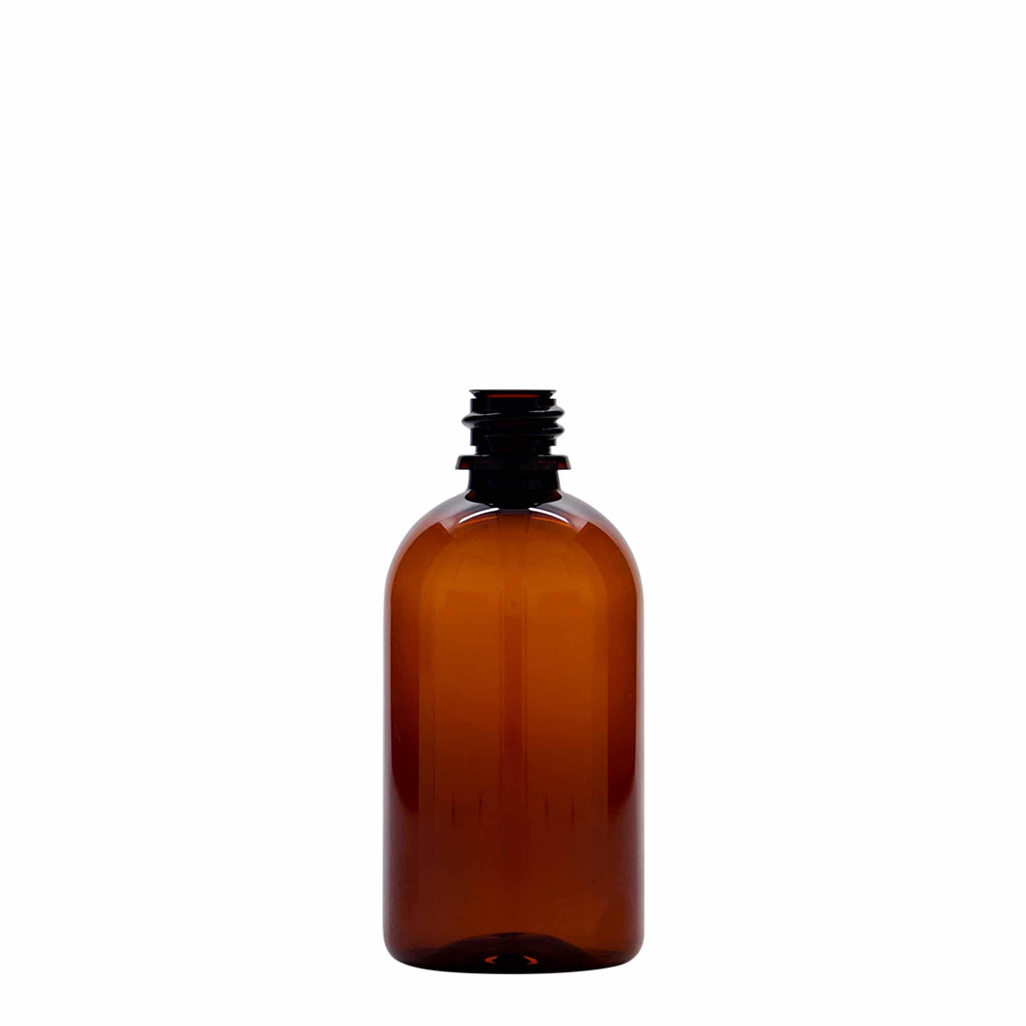 Flacon pharmaceutique en PET 100 ml 'Easy Living', brun, plastique, bouchage: DIN 18 Flacon pharmaceutique en PET 100 ml 'Easy Living', brun, plastique, bouchage: DIN 18