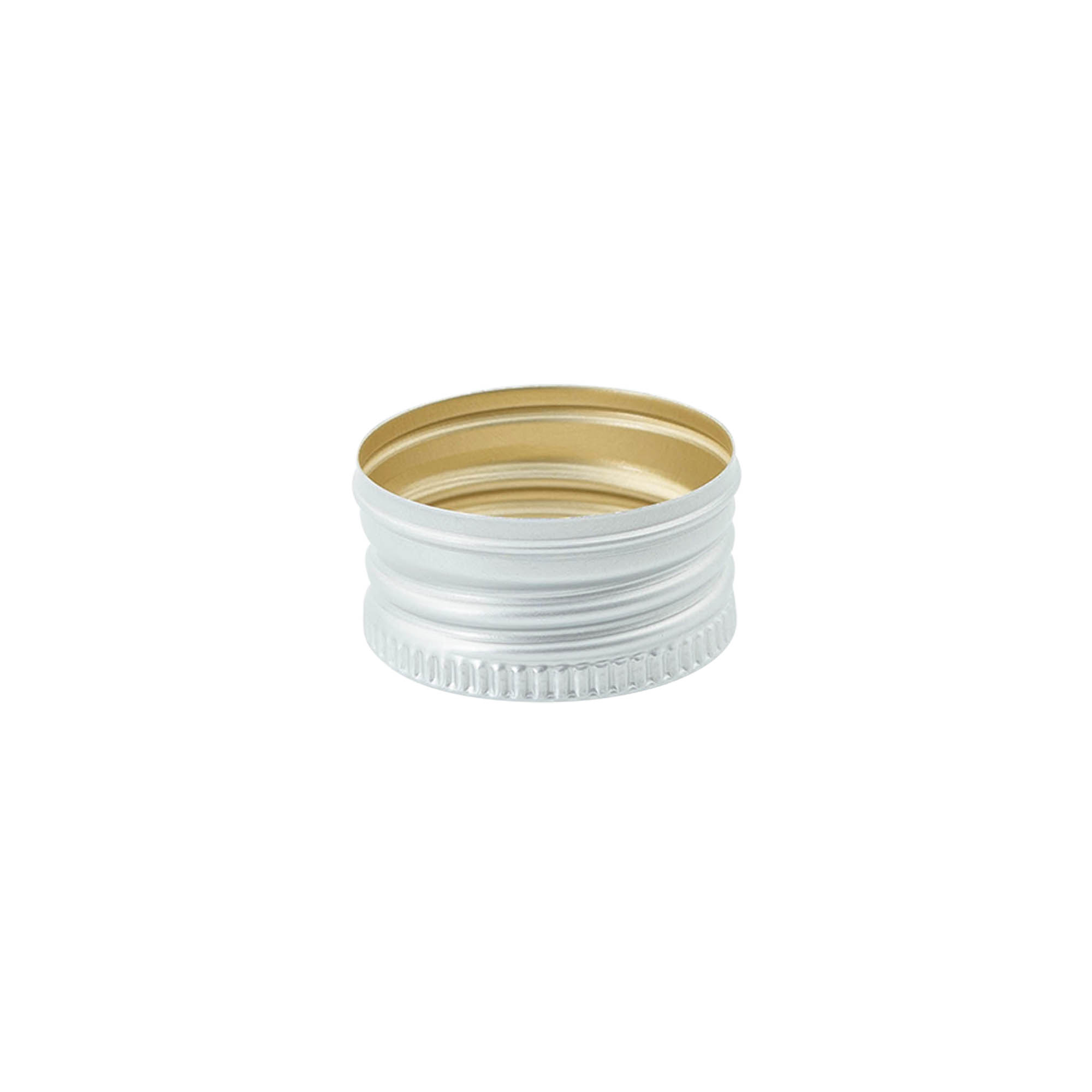Bouchon à vis, métal, argenté, pour embouchure : PP 31,5 Bouchon à vis, métal, argenté, pour embouchure : PP 31,5