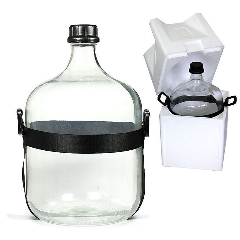 Dame-jeanne 25 l High End, verre, bouchage: Bougage à vis Dame-jeanne 25 l High End, verre, bouchage: Bougage à vis
