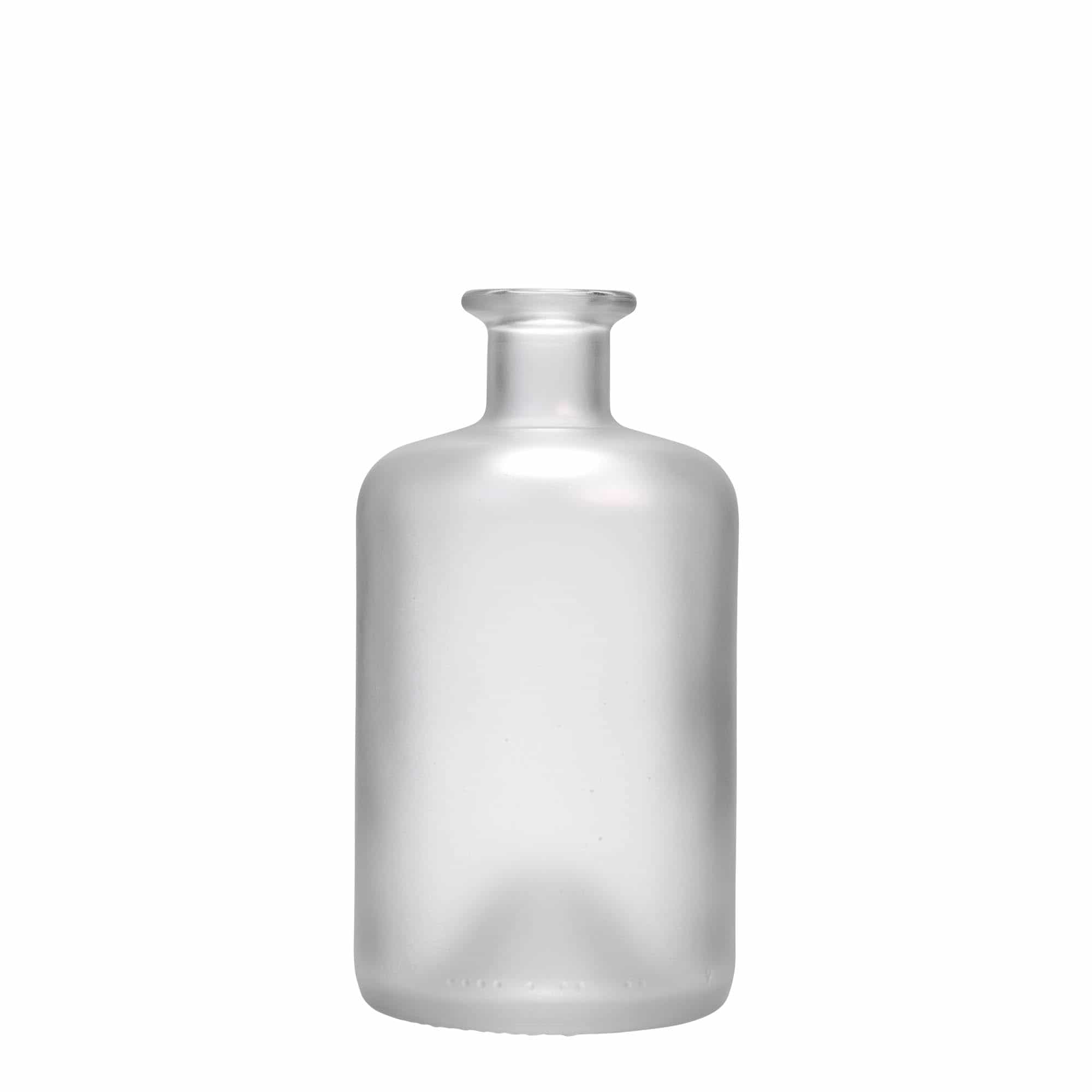 Bouteille en verre apothicaire 500 ml, glacée, bouchage: bouchon Bouteille en verre apothicaire 500 ml, glacée, bouchage: bouchon