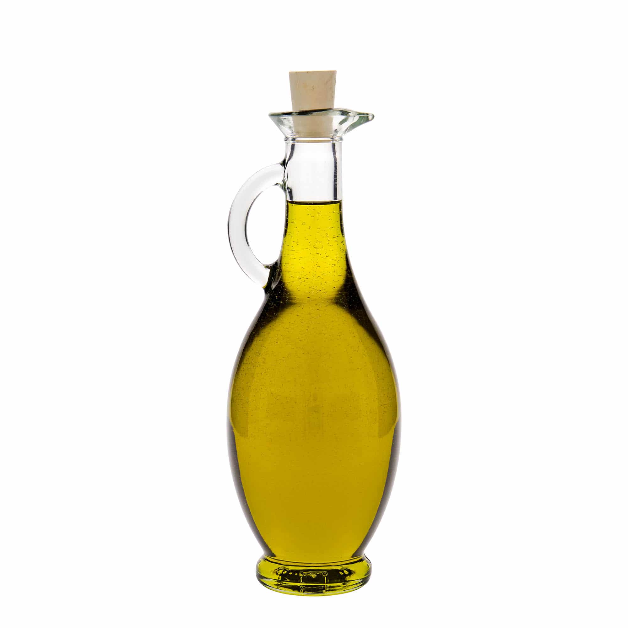 Bouteille de vinaigre / d’huile 500 ml 'Egizia', col : liège