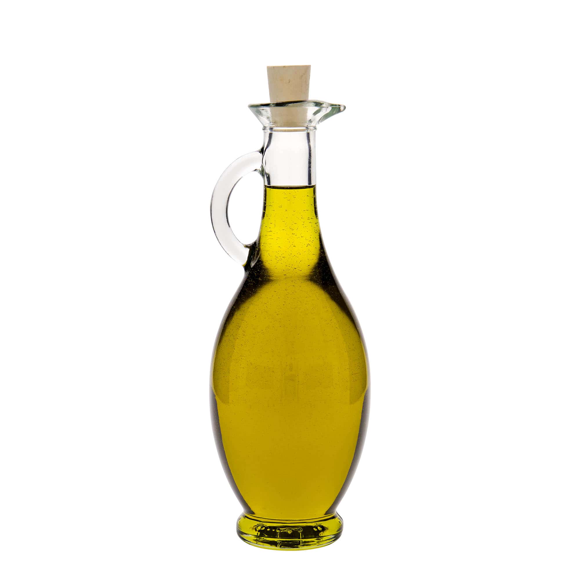Flacon à vinaigre/huile 'Egizia' 500 ml, ouverture : bouchon en liège