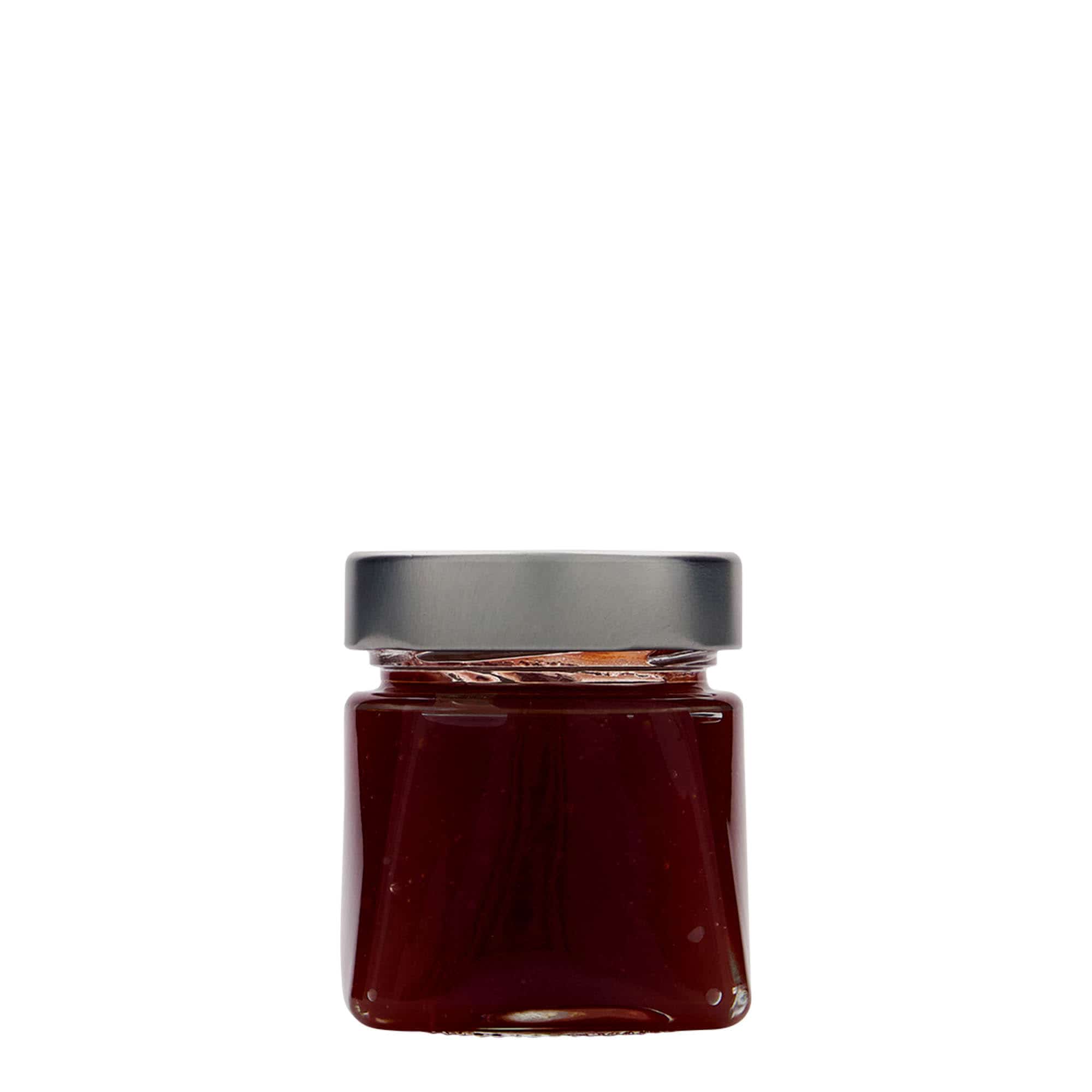 106 ml Verre carré 'Luxor', ouverture : Deep-Twist-Off (DTO 58)