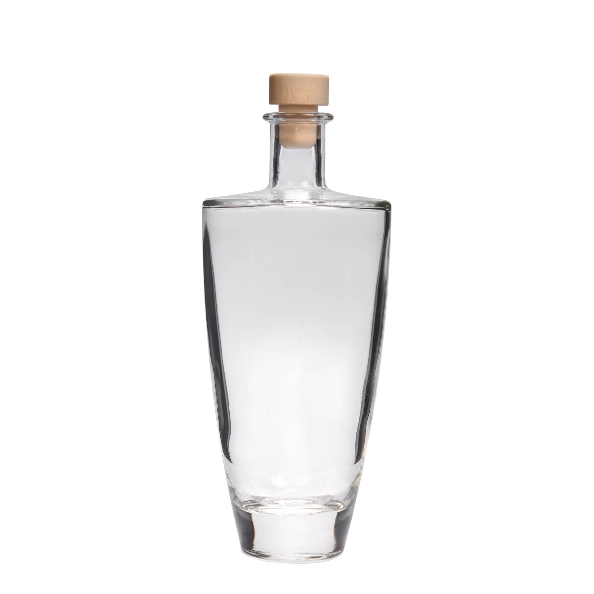 Bouteille en verre 500 ml 'Vanessa', ovale, ouverture : liège