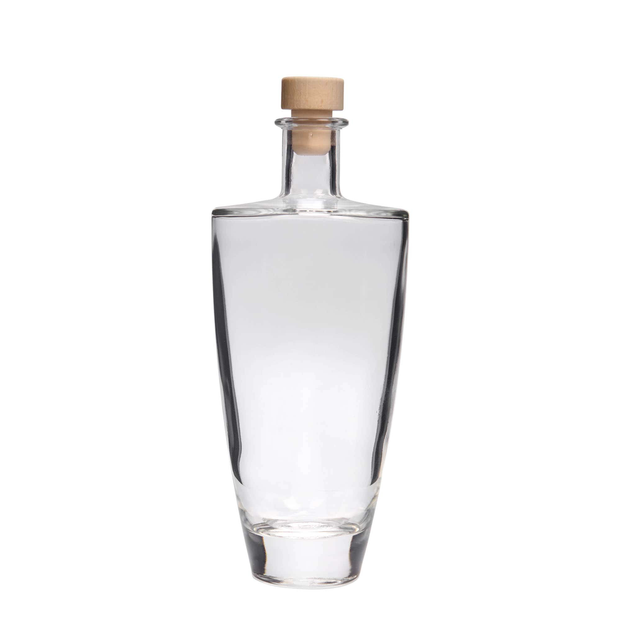 Bouteille en verre 500 ml 'Vanessa', ovale, ouverture : liège