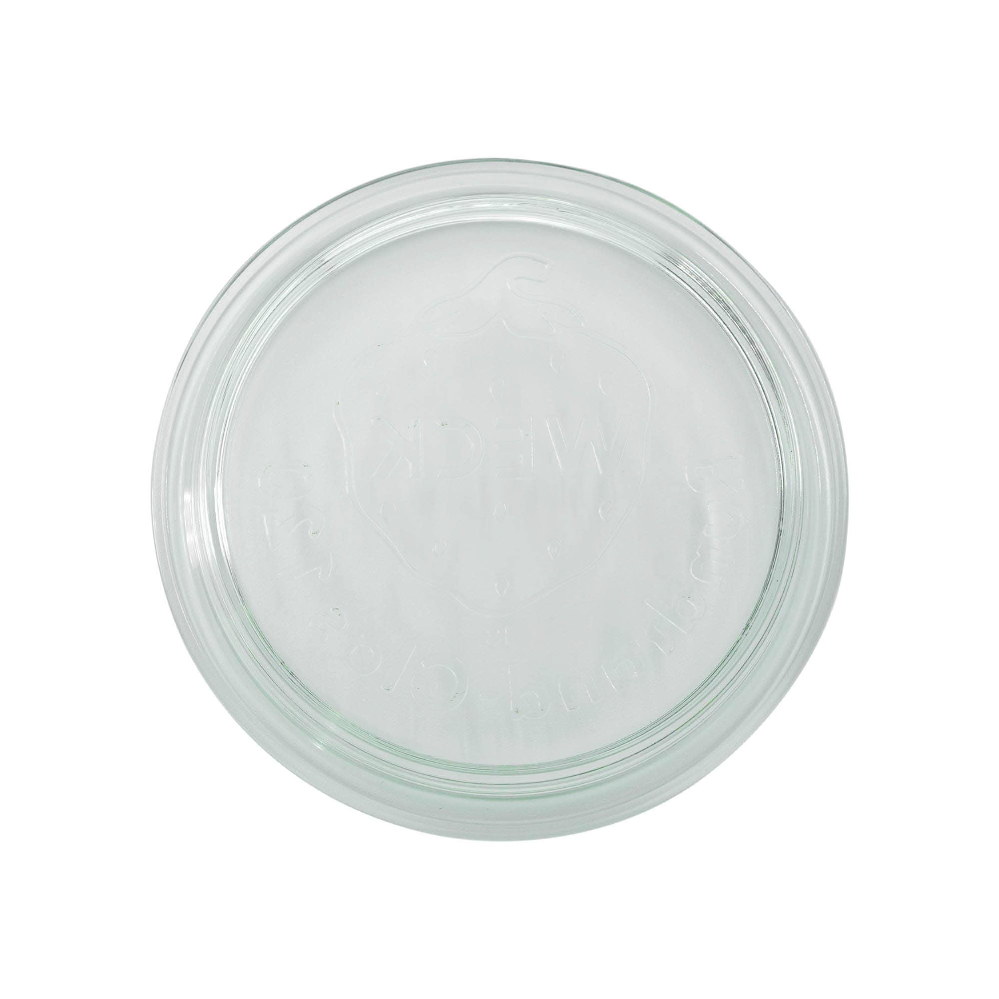 Couvercle en verre WECK aux bords arrondis, pour bouchage: RR120