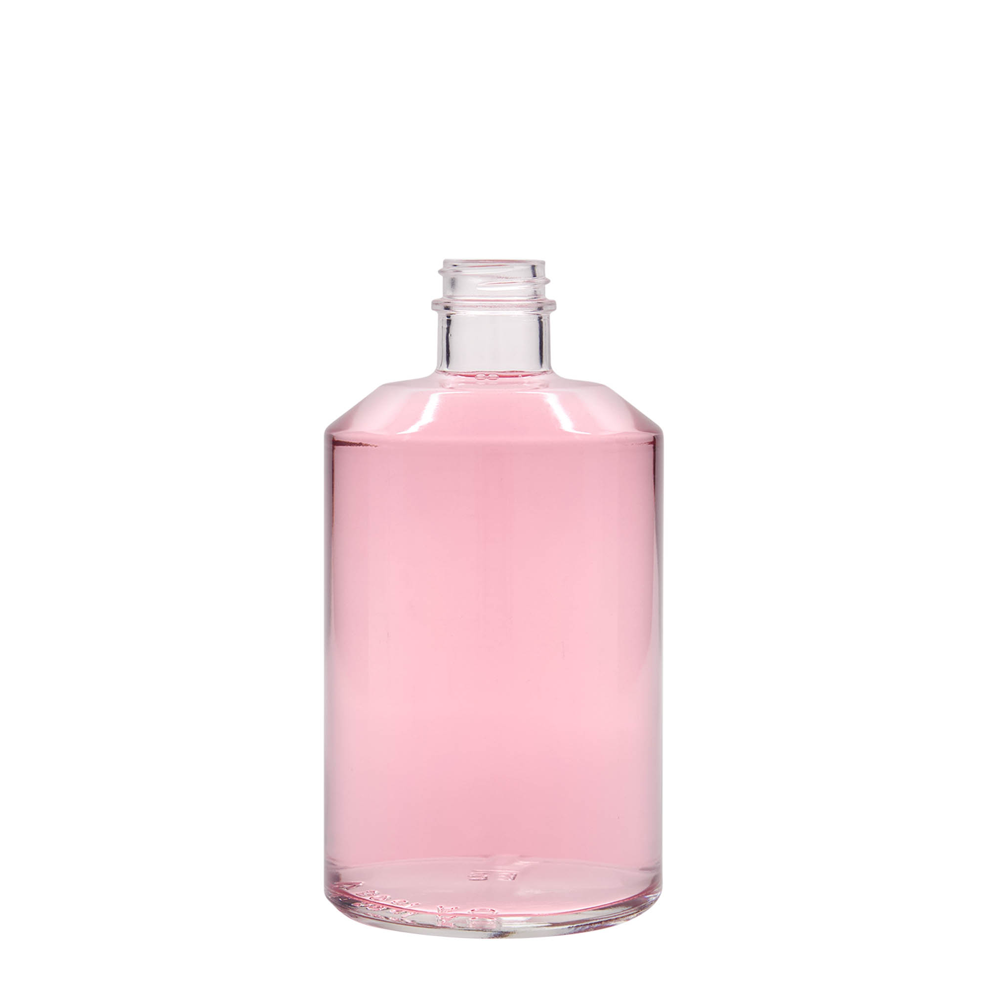 Bouteille en verre 500 ml 'Hella', ouverture : GPI 28 Bouteille en verre 500 ml 'Hella', ouverture : GPI 28
