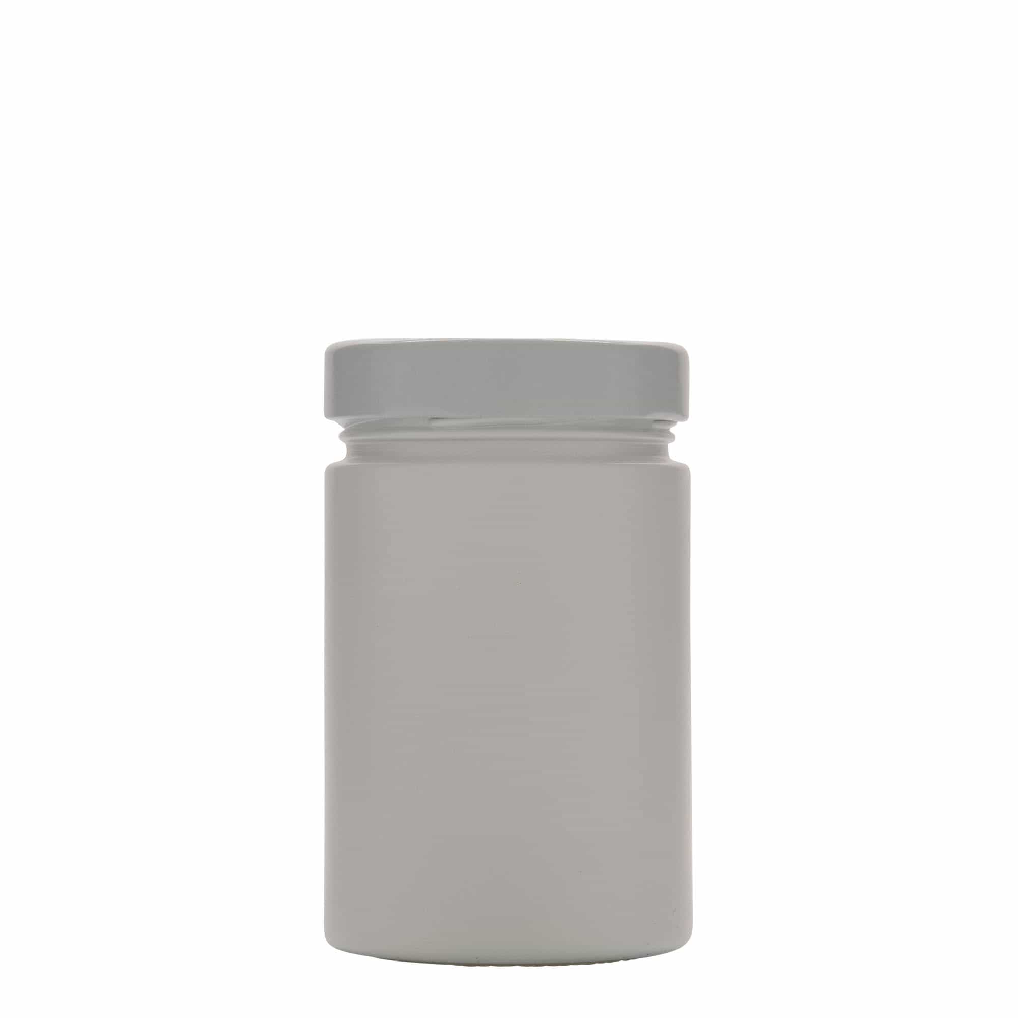 Bocal cylindrique 327 ml 'Aurora', blanc, col : Deep-Twist-Off (DTO 66)