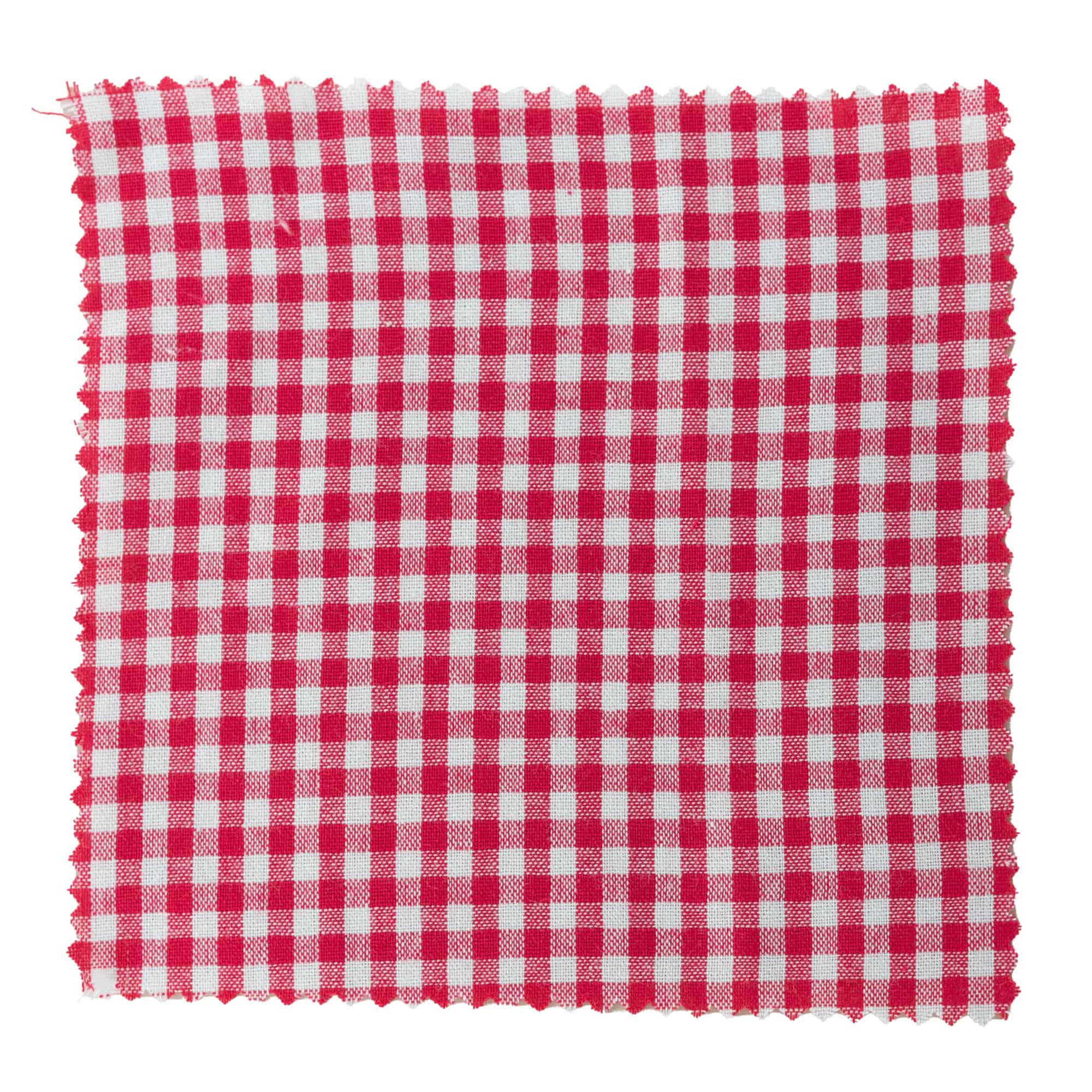 Carré de tissu à carreaux 15x15, textile, rouge, ouverture : TO58-TO82