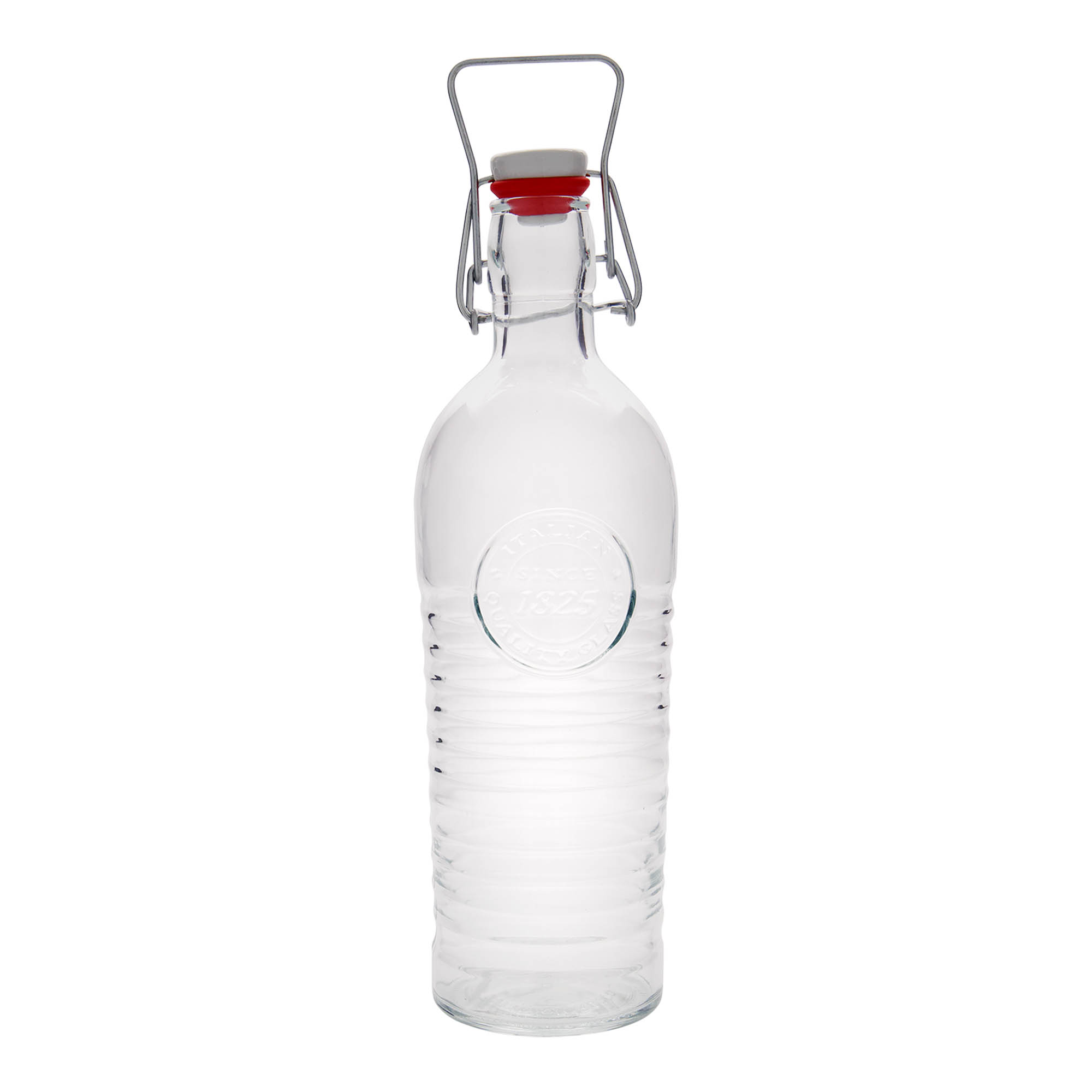 Bouteille en verre 1 200 ml 'Officina 1825', ouverture : fermeture à levier Bouteille en verre 1 200 ml 'Officina 1825', ouverture : fermeture à levier