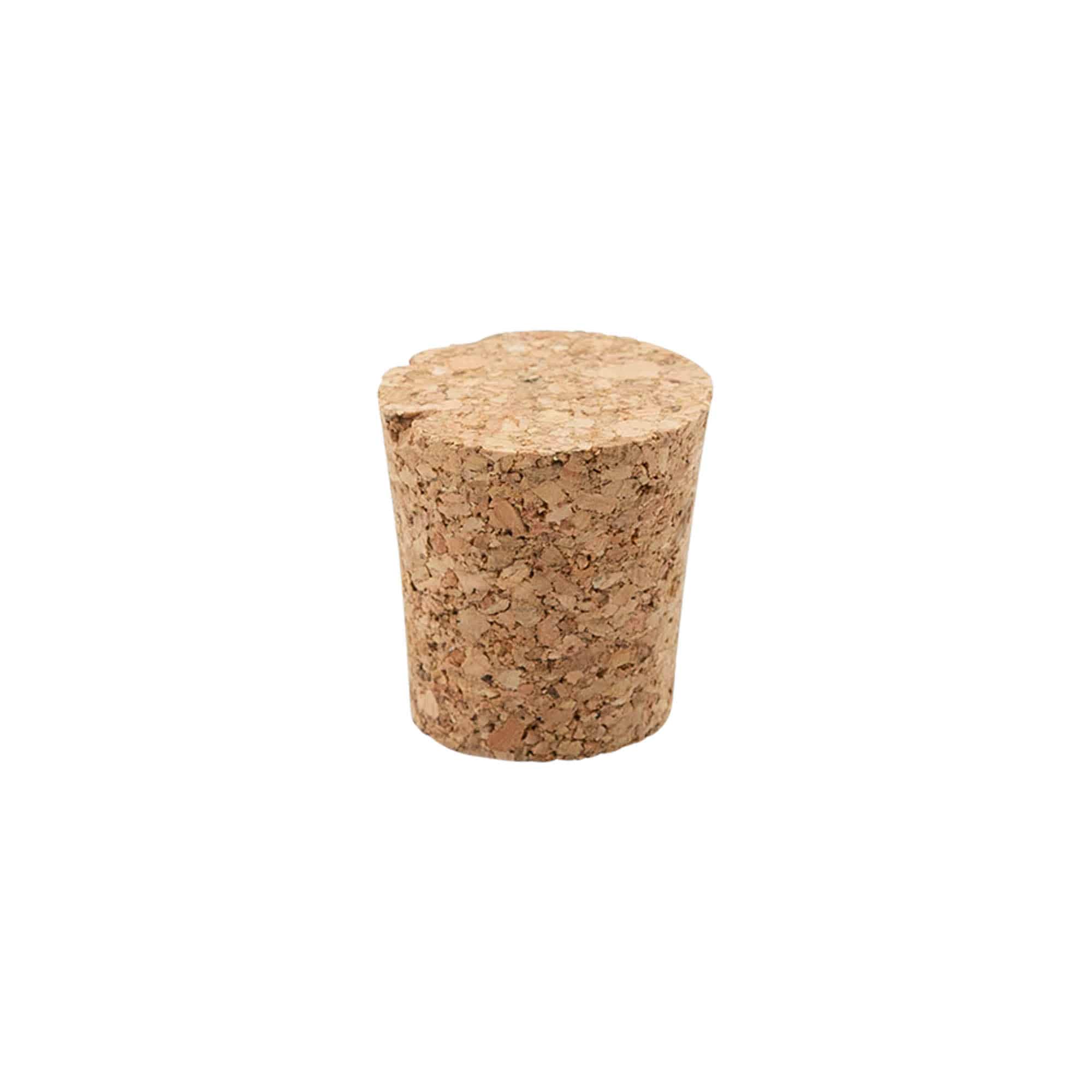 Bouchon conique 21-26 x 27, bouchon pressé, beige, pour embouchure : liège