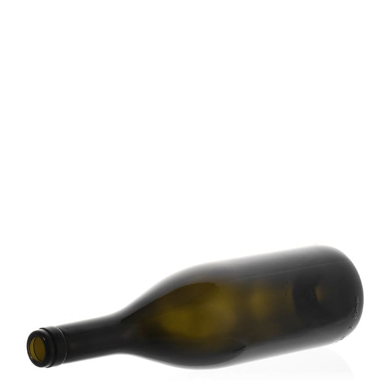 Bouteille de vin 750 ml 'Tiffany', vert antique, ouverture : bouchon