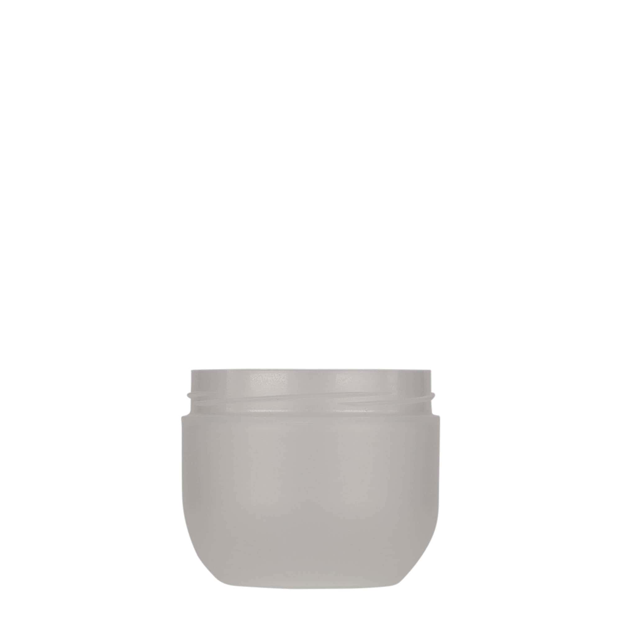 100 ml boîte en plastique « Magic », PP, naturel, ouverture : fermeture à vis