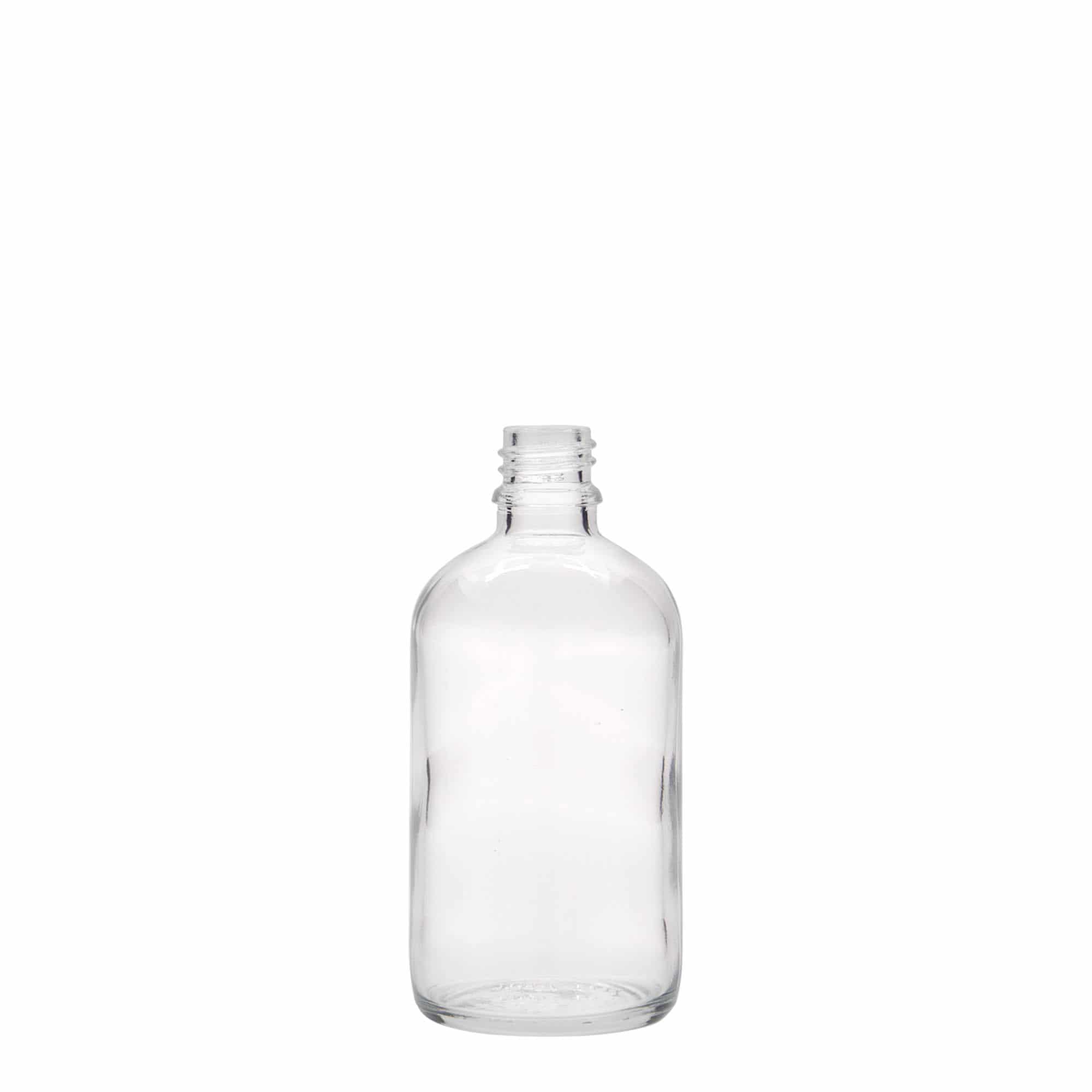 Flacon médical 100 ml, verre, ouverture : DIN 18