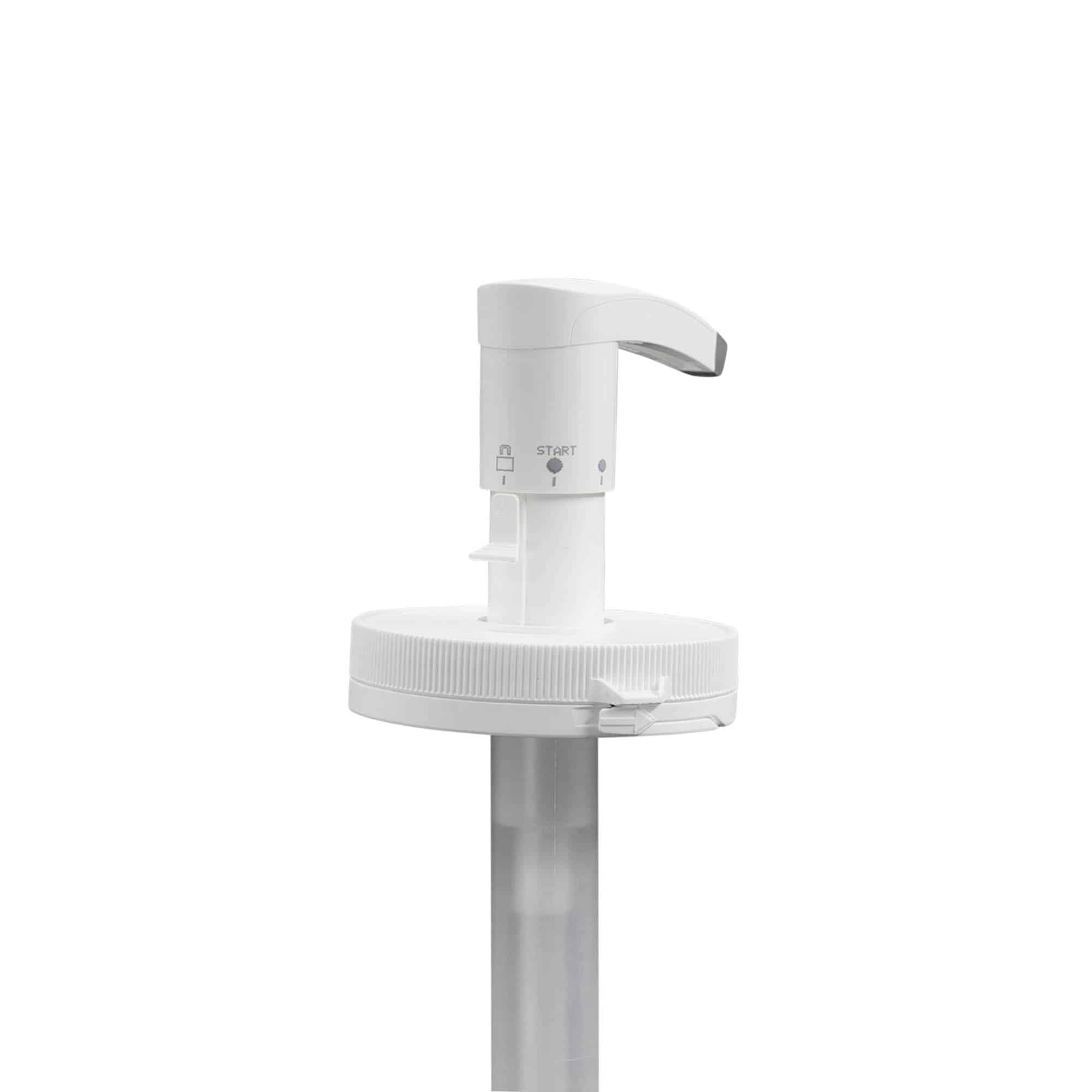 Pompe distributrice pour 655 ml 'Securibox', plastique PE, blanc, pour embouchure : fermeture à vis Pompe distributrice pour 655 ml 'Securibox', plastique PE, blanc, pour embouchure : fermeture à vis