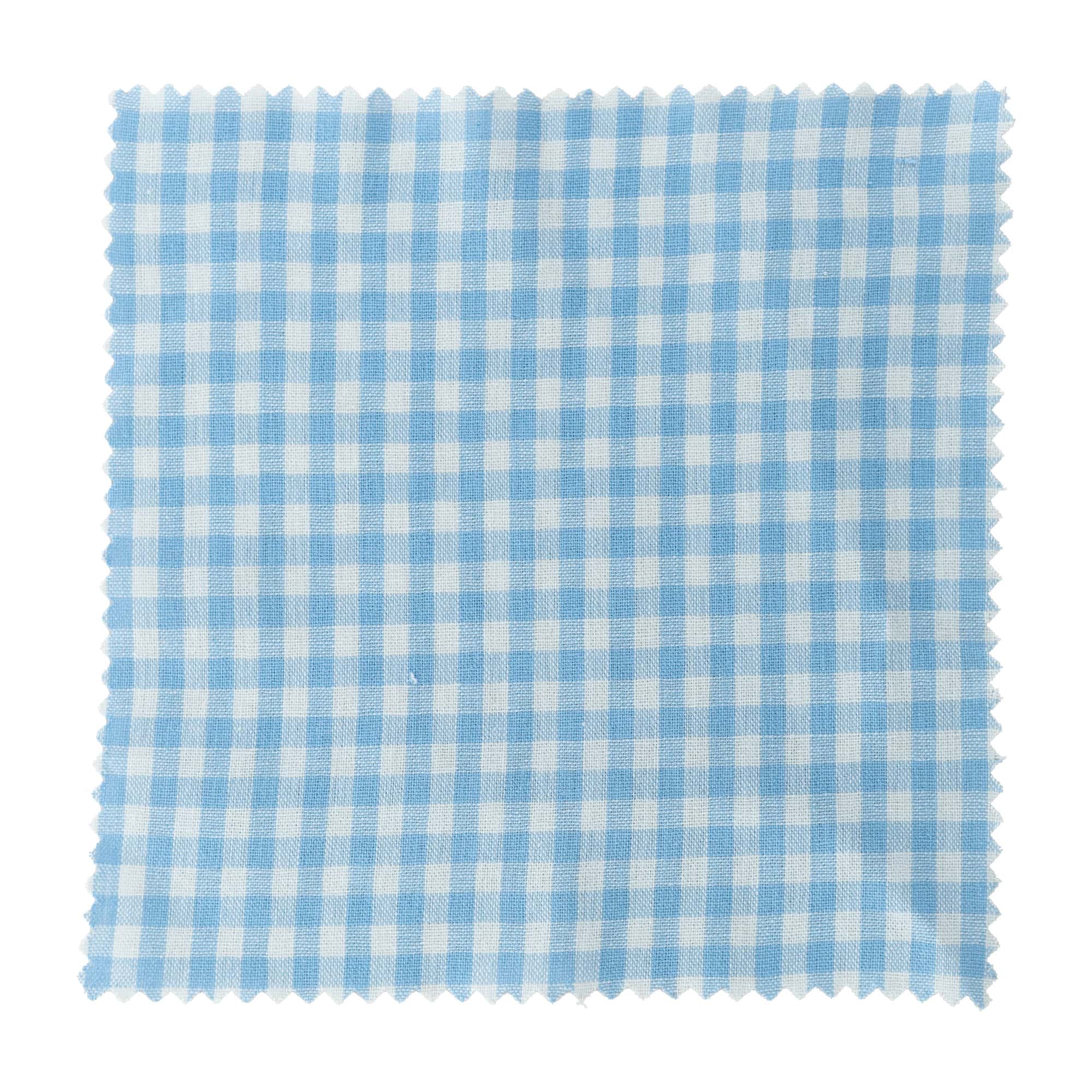Napperon à carreaux 15x15, carré, tissu, bleu clair, bouchage: TO58-TO82 Napperon à carreaux 15x15, carré, tissu, bleu clair, bouchage: TO58-TO82