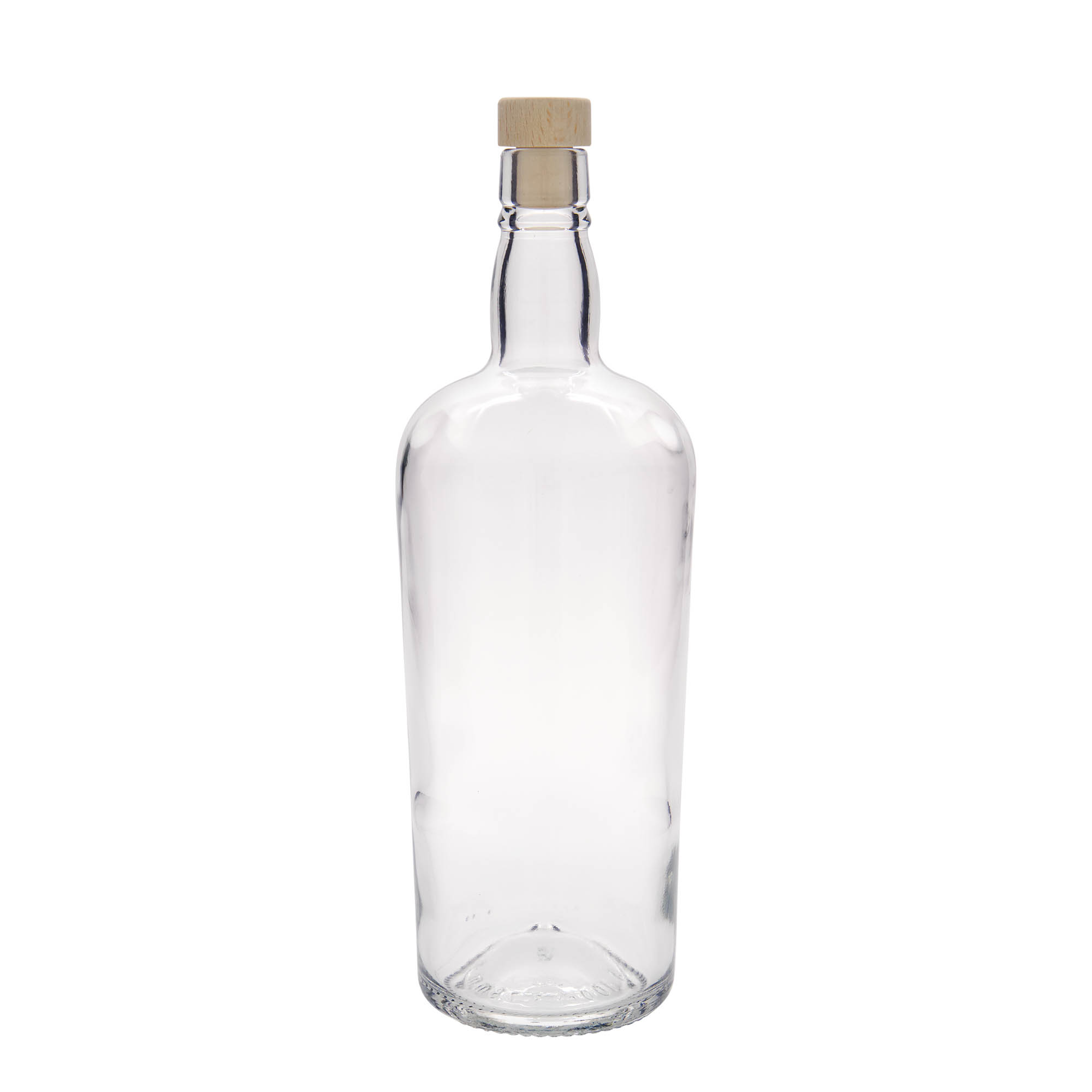 Bouteille en verre 1000 ml 'Edinburgh', ouverture : bouchon en liège