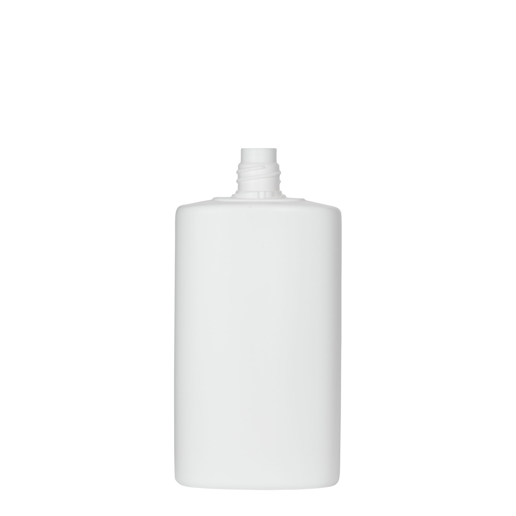 Flacon en plastique 250 ml 'Indy', ovale, PEHD, blanc, ouverture : bouchon à vis Flacon en plastique 250 ml 'Indy', ovale, PEHD, blanc, ouverture : bouchon à vis