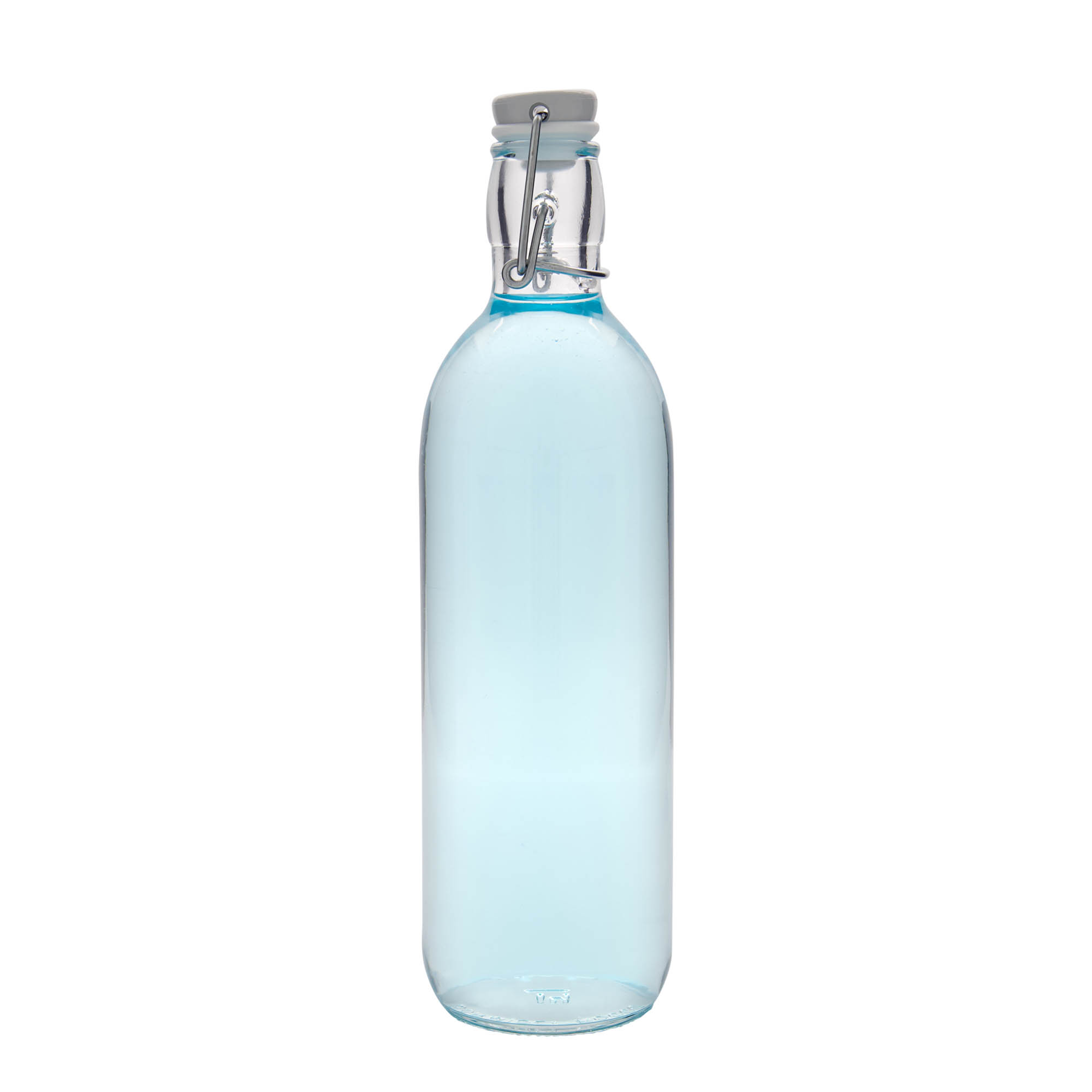 Bouteille en verre 1 000 ml 'Emilia', ouverture : fermeture à bascule Bouteille en verre 1 000 ml 'Emilia', ouverture : fermeture à bascule