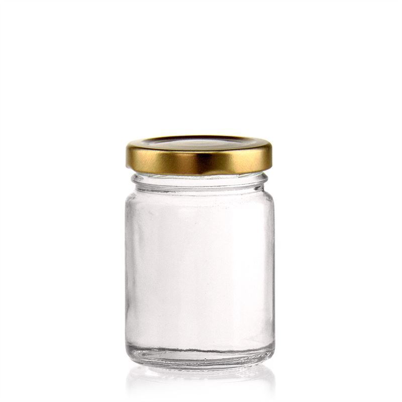 Verre rond haut de 106 ml, ouverture : Twist-Off (TO 48) Verre rond haut de 106 ml, ouverture : Twist-Off (TO 48)