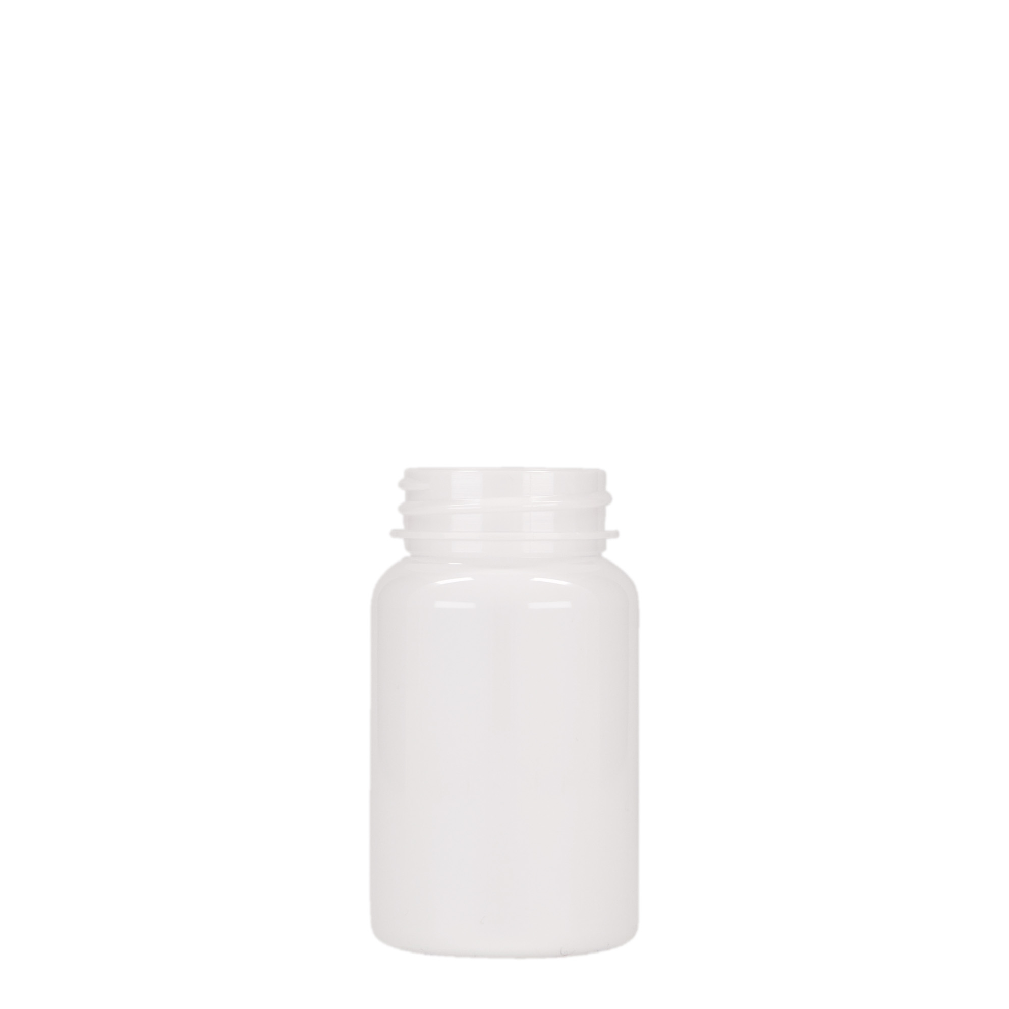 75 ml emballage PET, plastique, blanc, ouverture : 38/400