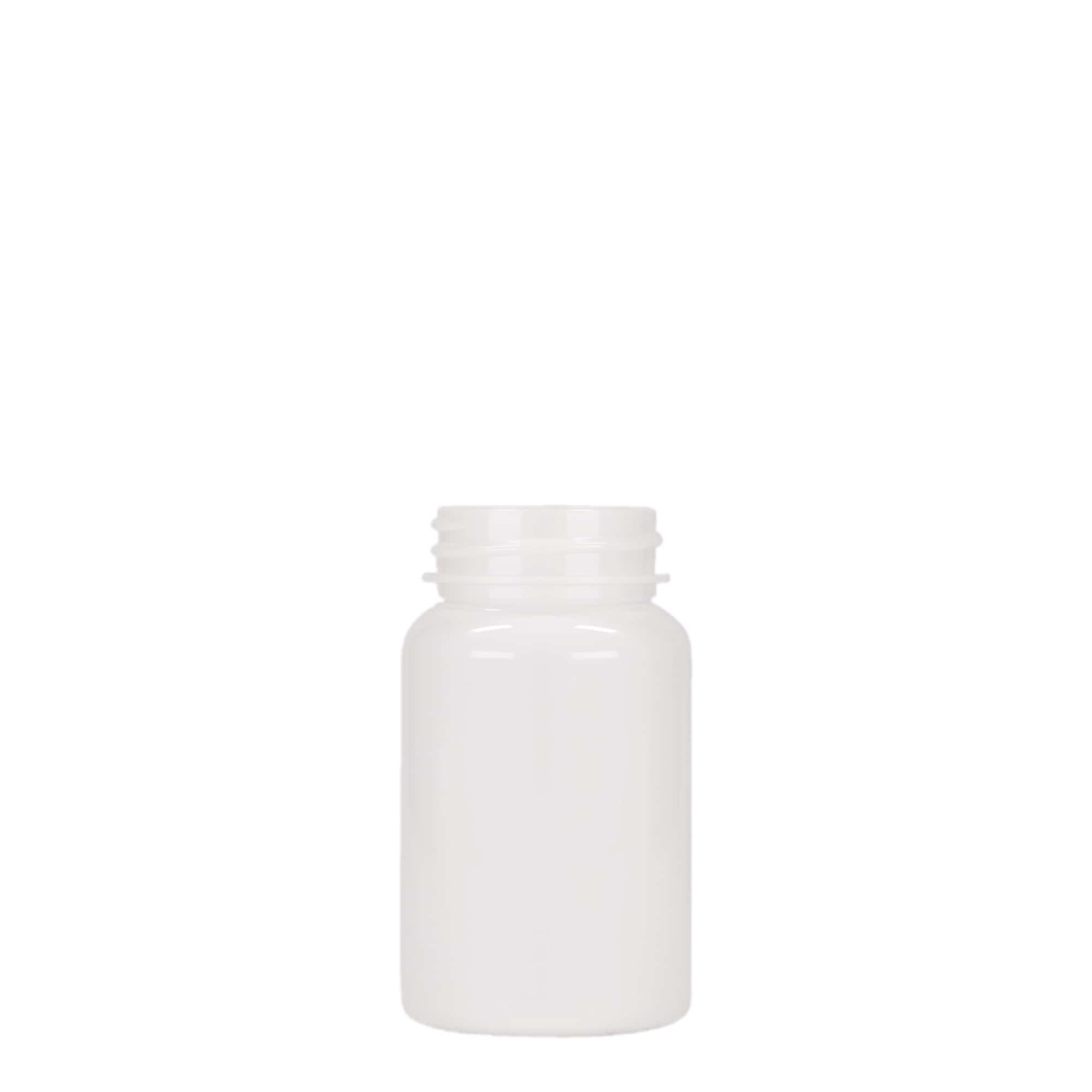 75 ml emballage PET, plastique, blanc, ouverture : 38/400